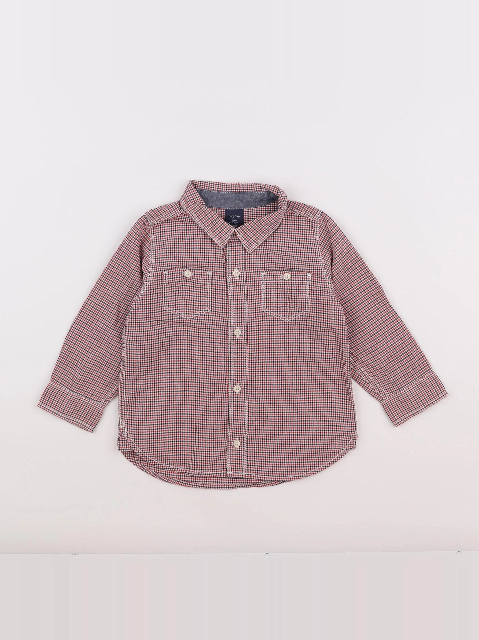 GAP - chemise multicolore - 18 mois à 2 ans