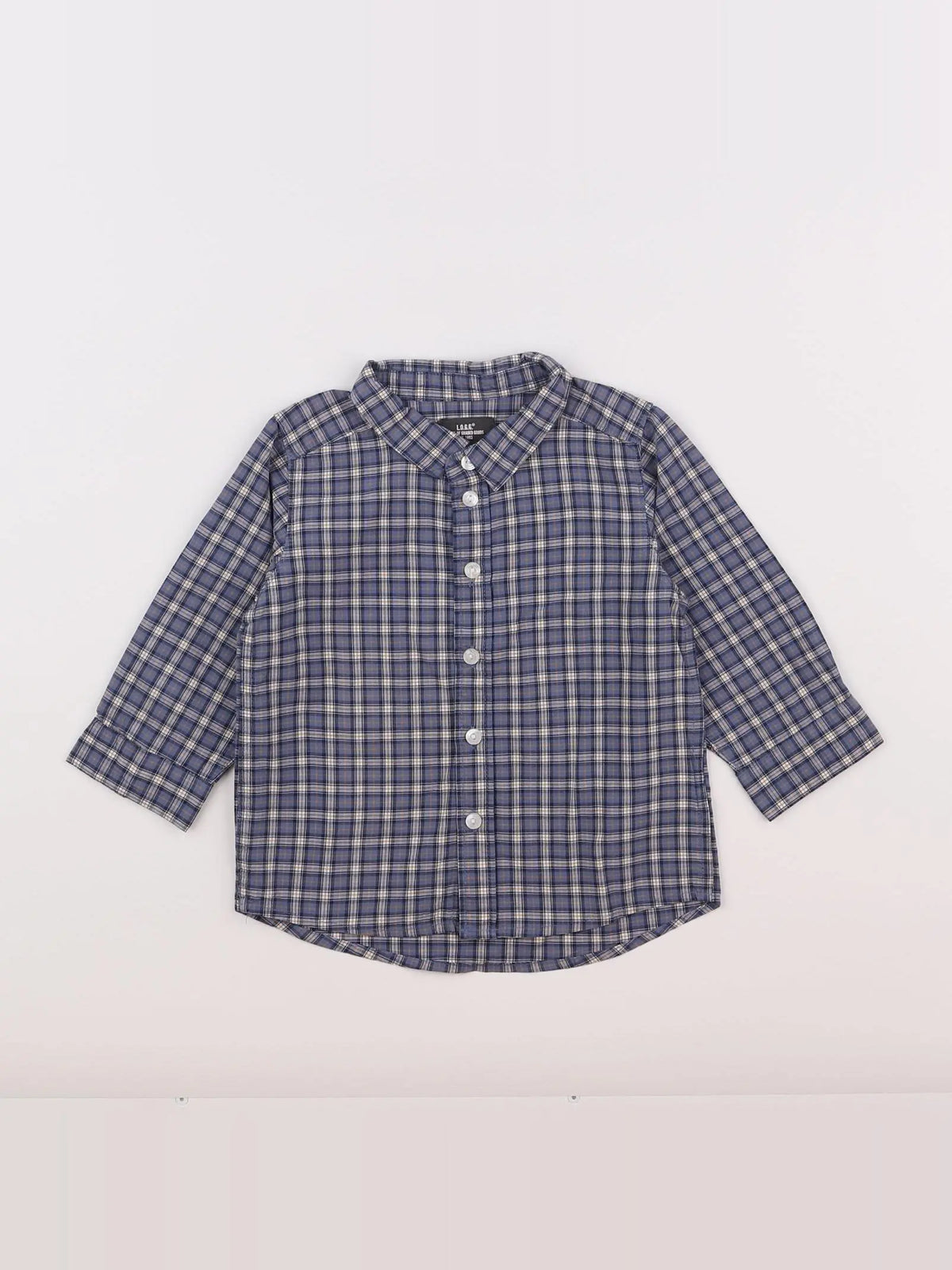 H&M - chemise bleu - 9/12 mois