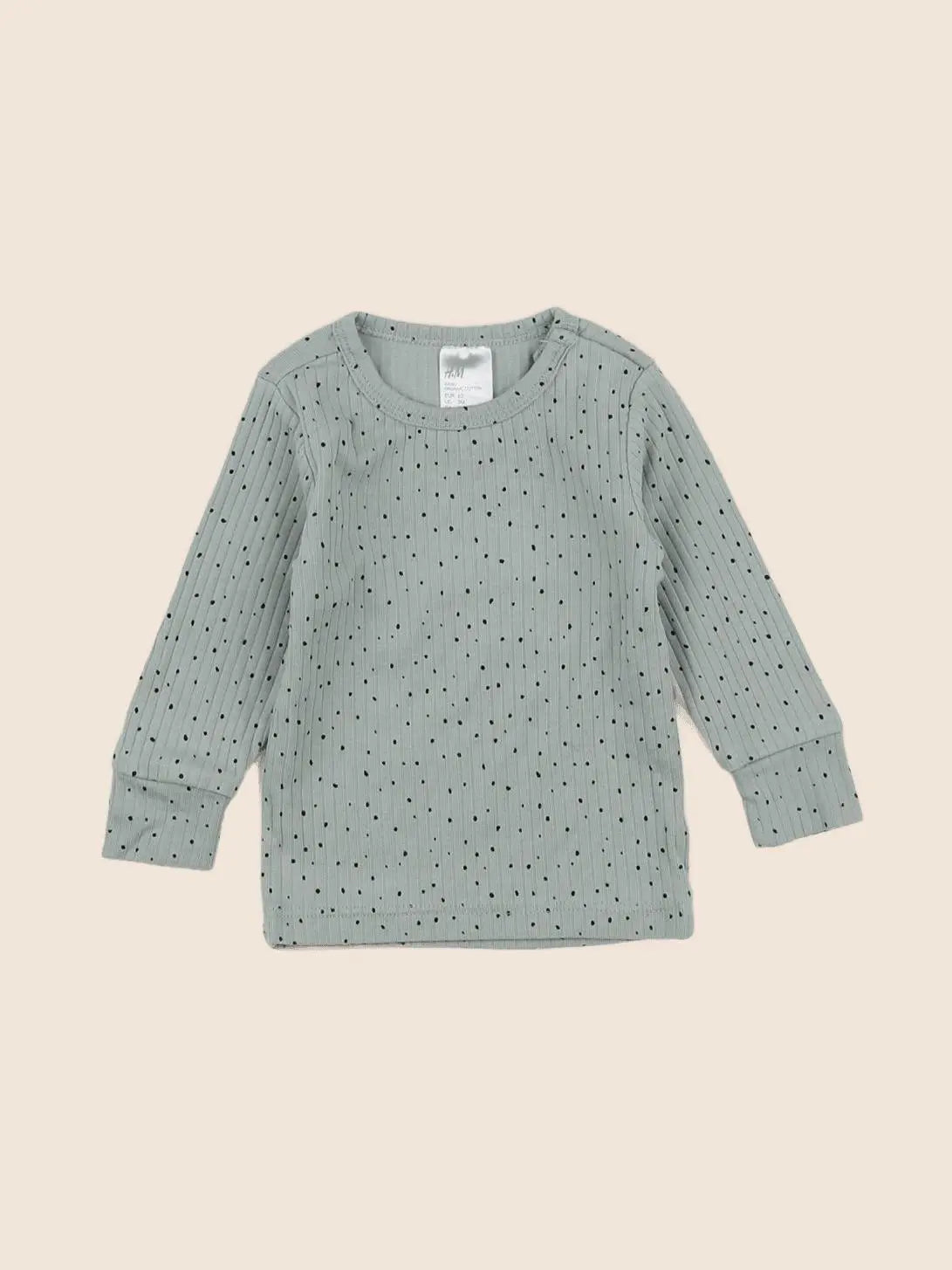 H&M - tee-shirt vert - 3 mois