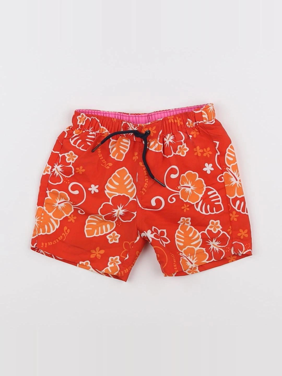 Vertbaudet - maillot de bain rouge - 12 mois