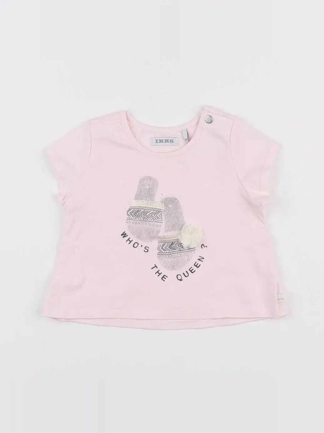 IKKS - tee-shirt rose - 6 mois