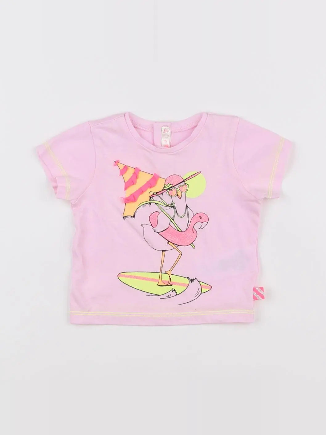 Billie Blush - tee-shirt rose - 6 mois