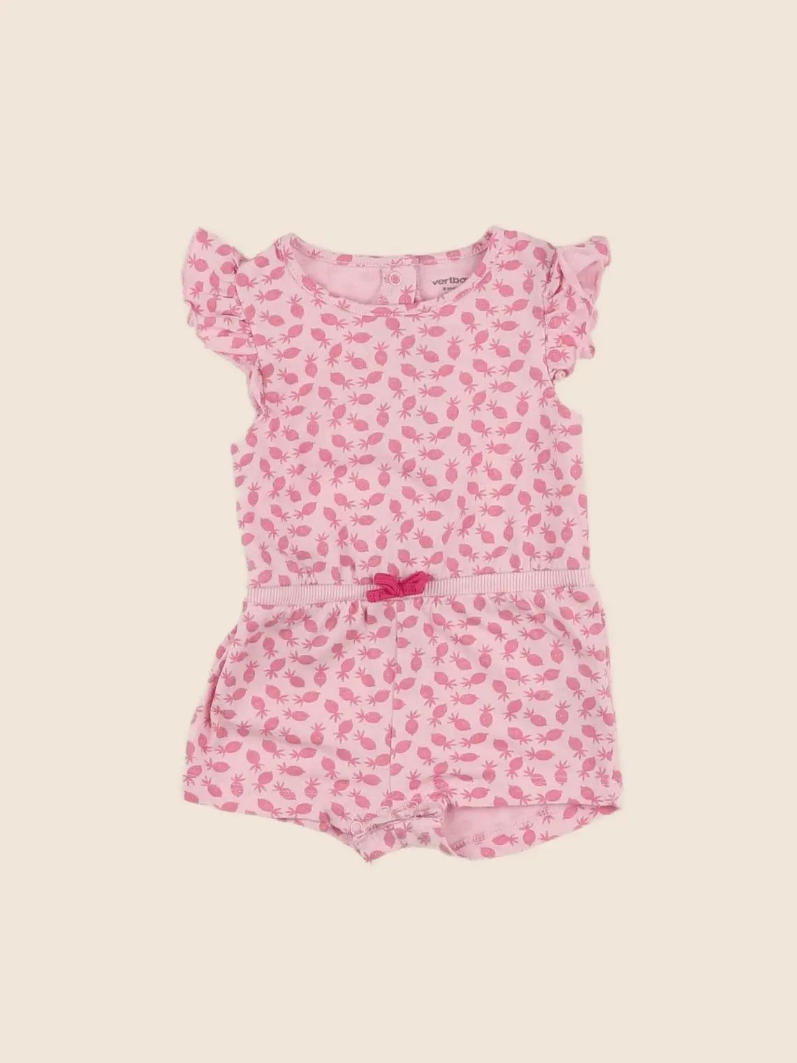 Vertbaudet - combinaison rose - 3 mois