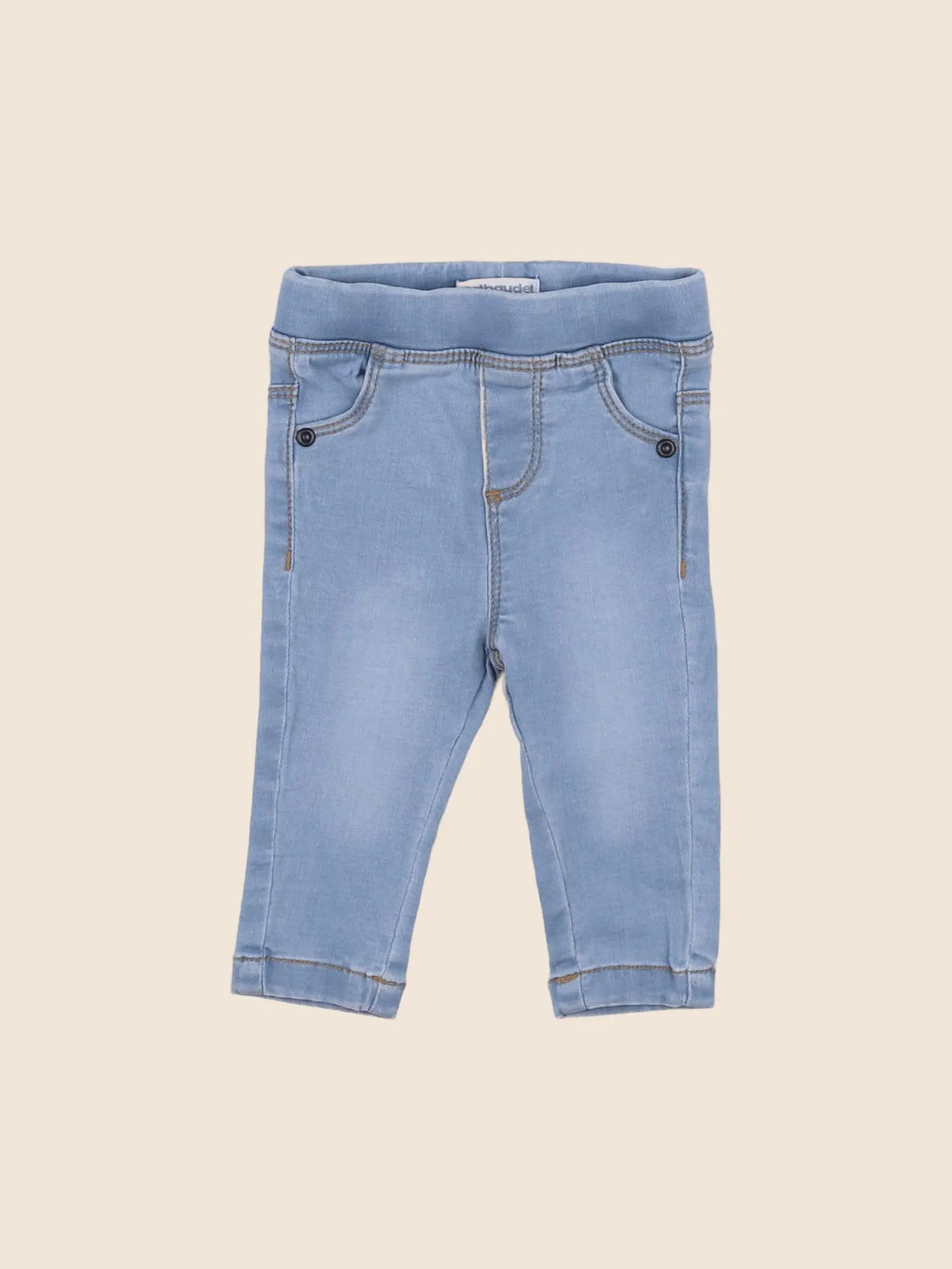 Vertbaudet - jegging bleu - 3 mois