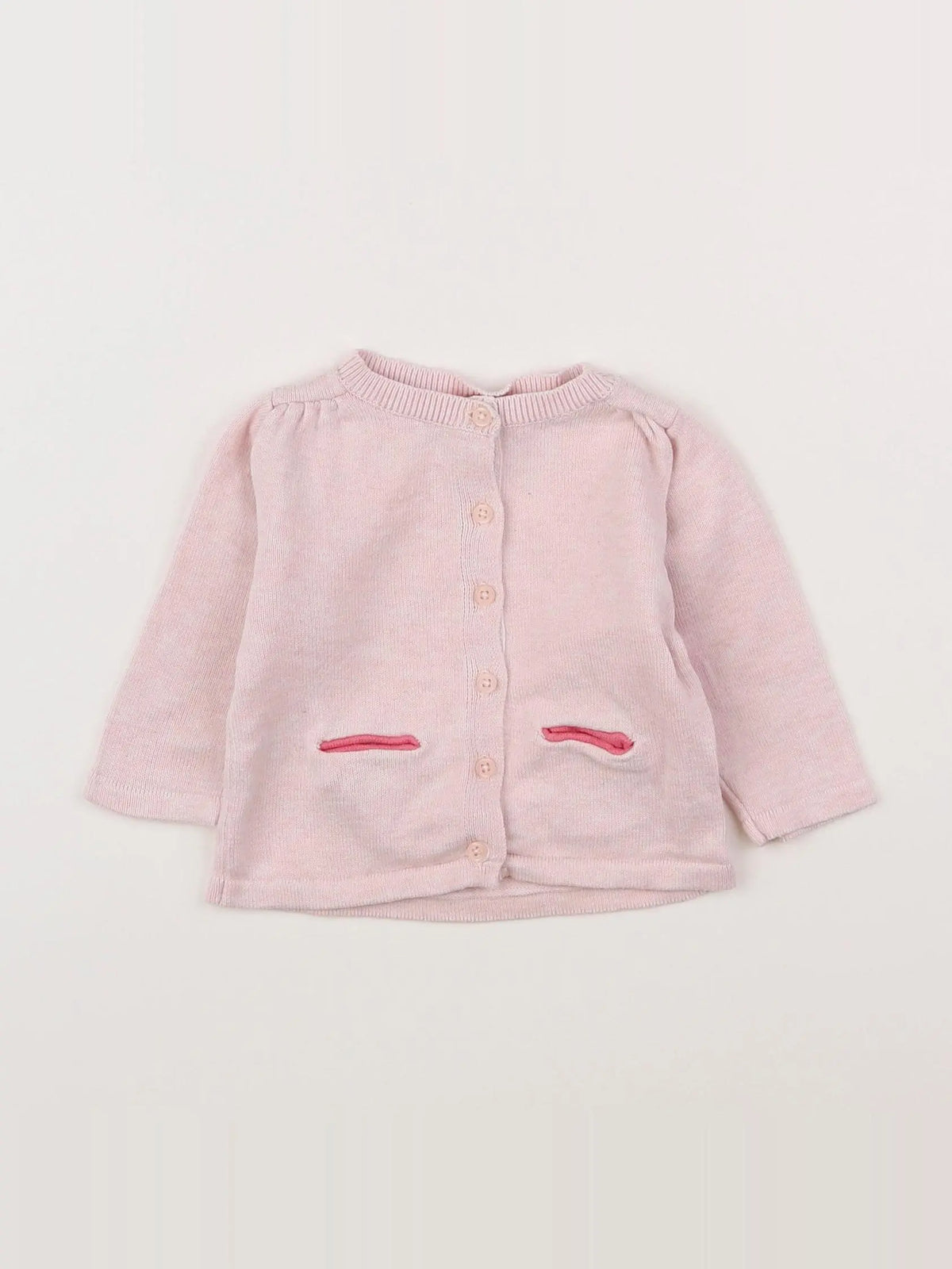 Tape à l'oeil - gilet rose - 3 mois