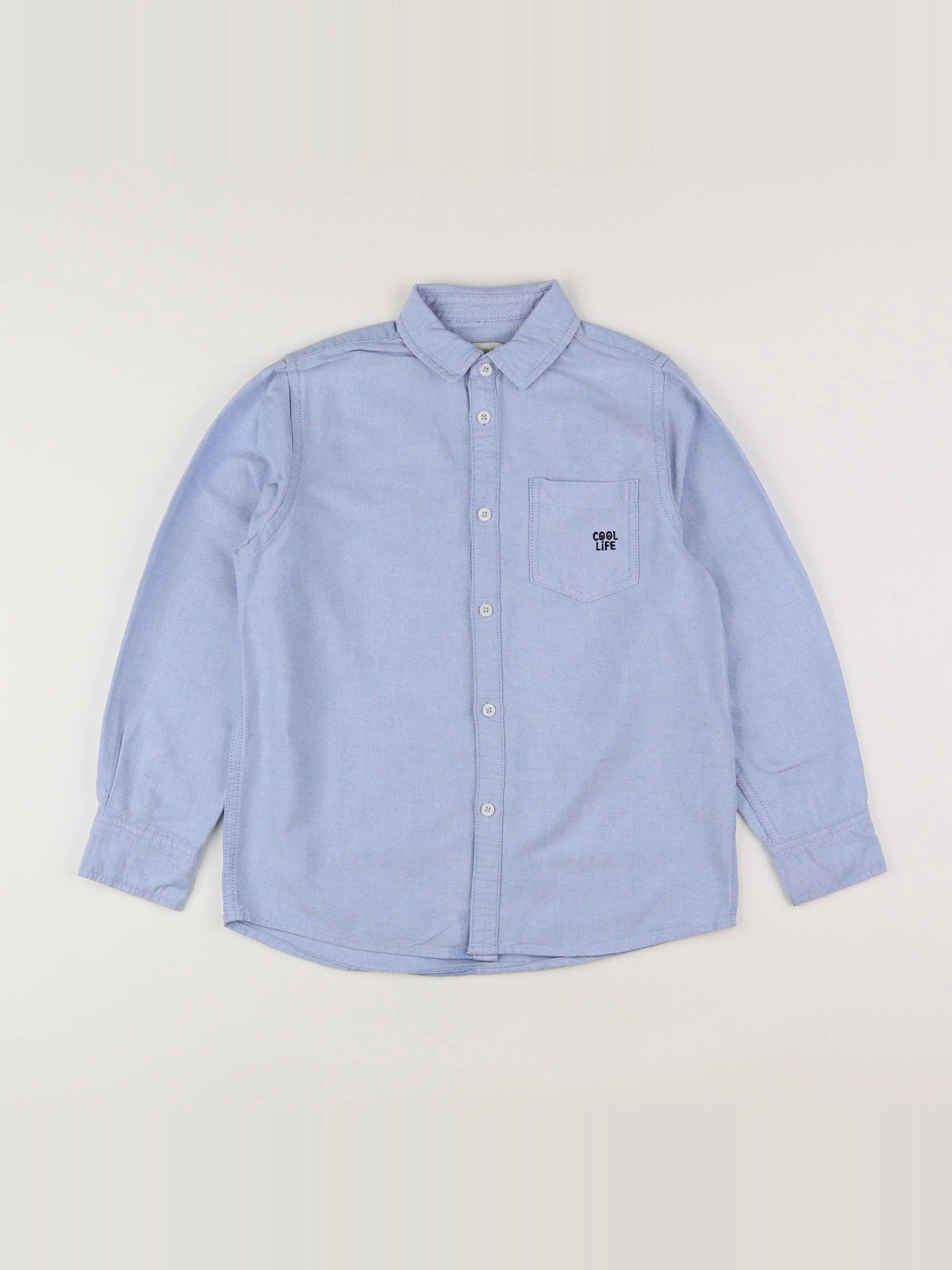 Vertbaudet - chemise bleu - 10 ans