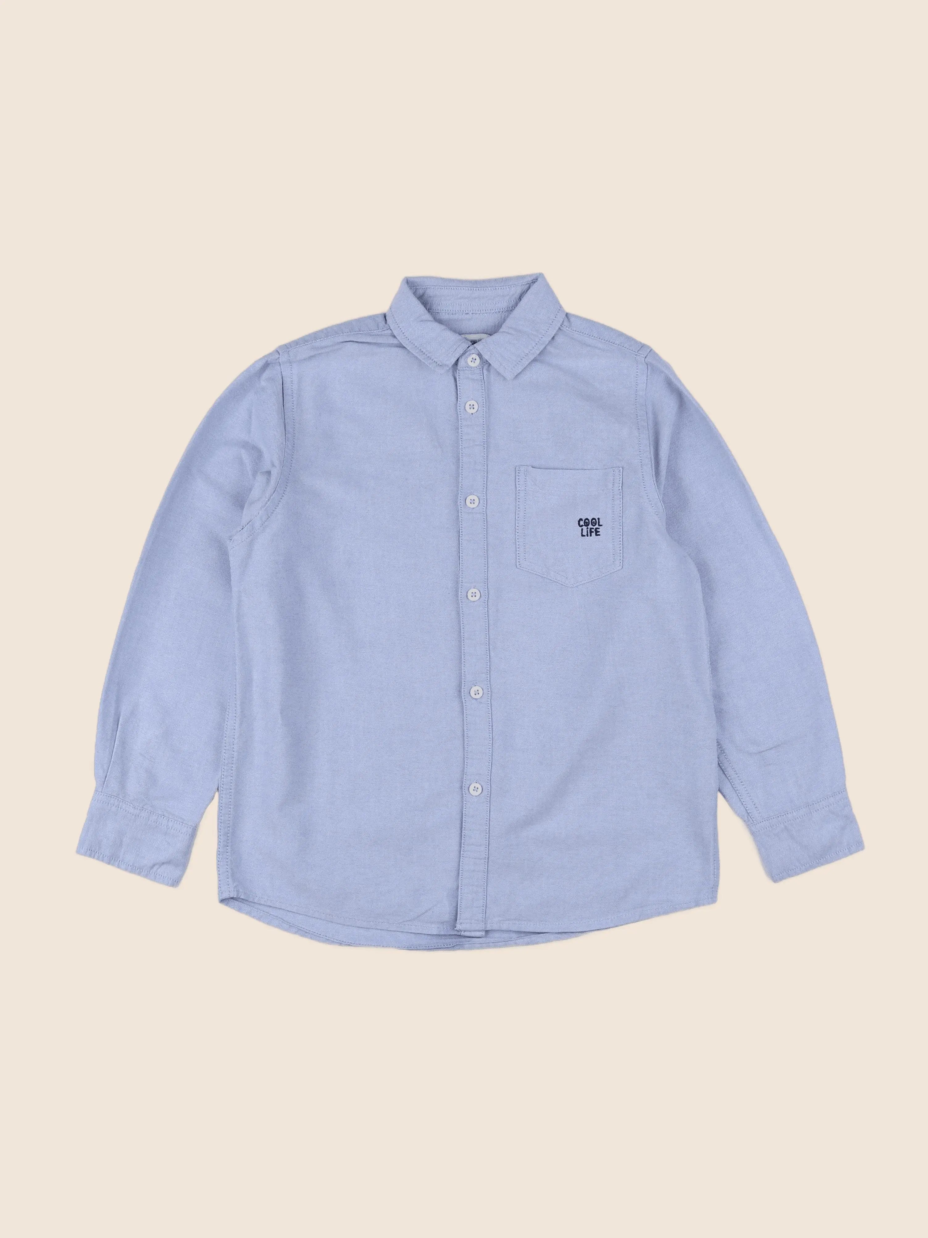 Vertbaudet - chemise bleu - 10 ans