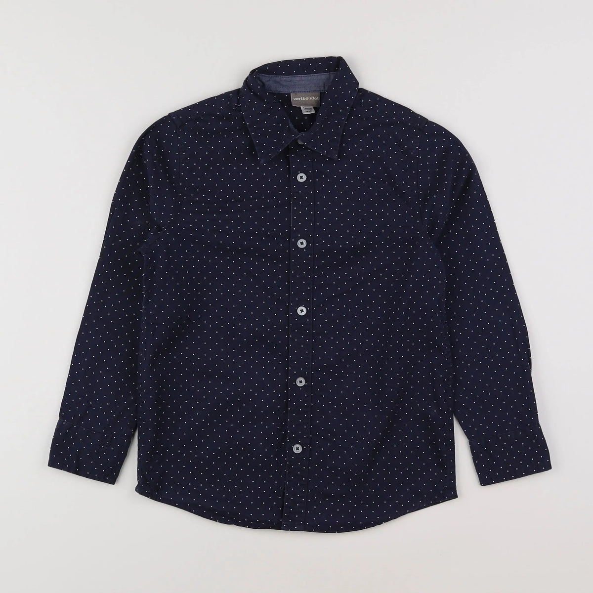Vertbaudet - chemise bleu - 8 ans
