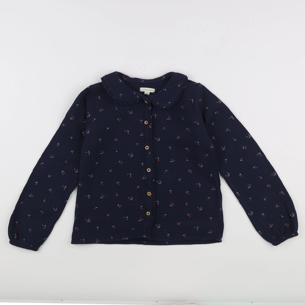 Vertbaudet - blouse bleu - 10 ans