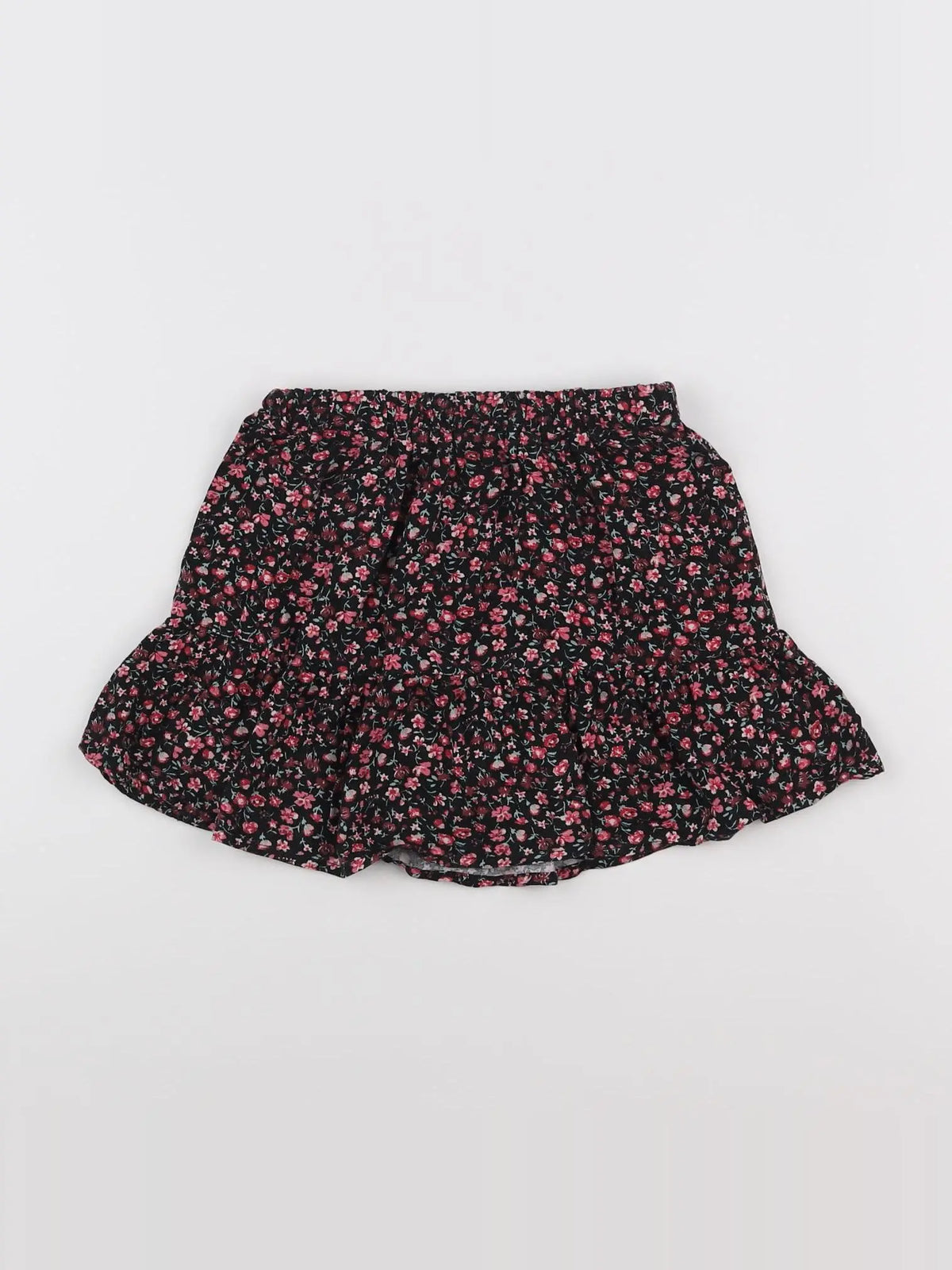 Vertbaudet - jupe rose, noir - 7 ans