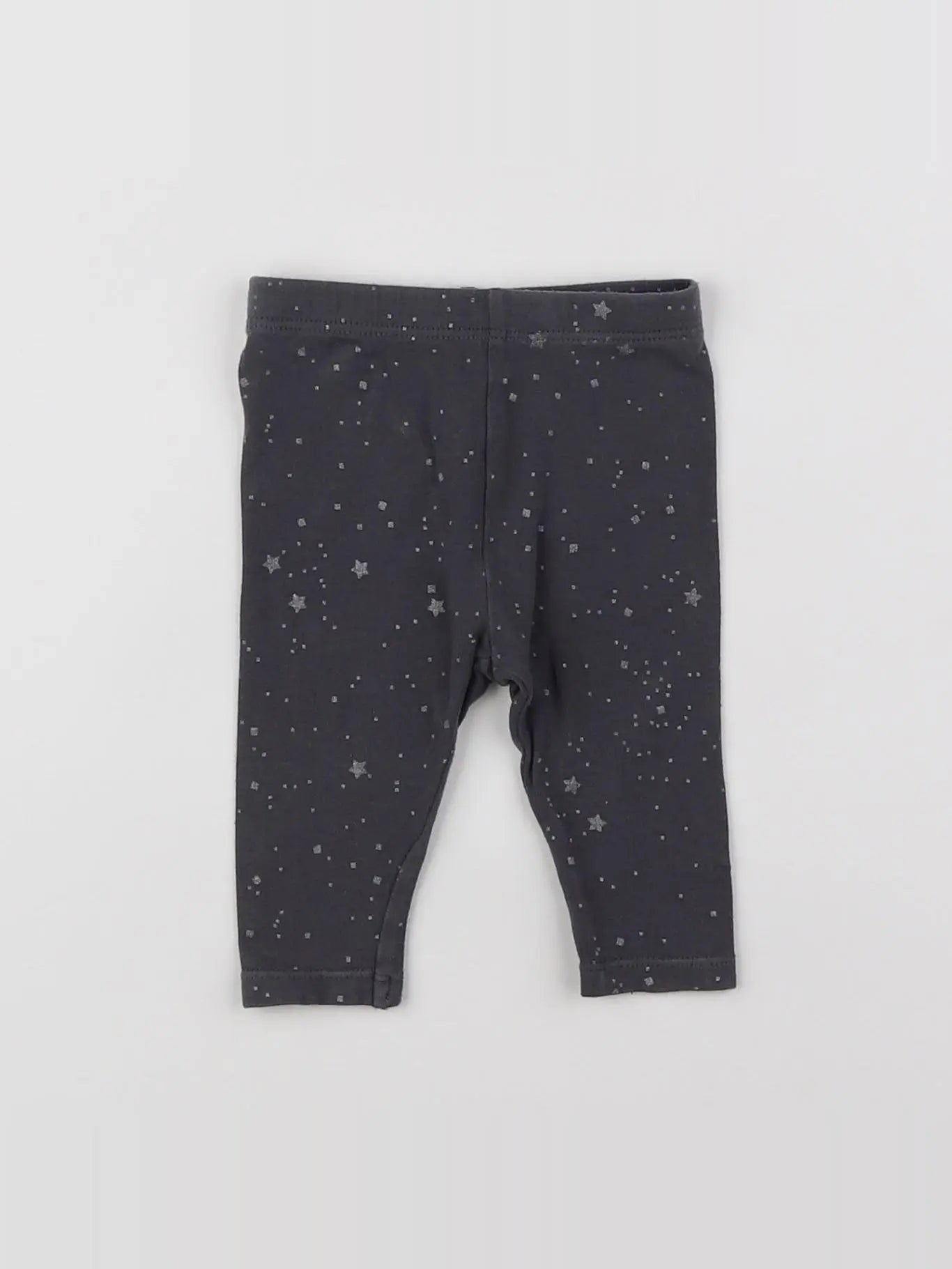 Vertbaudet - legging gris - 0/3 mois