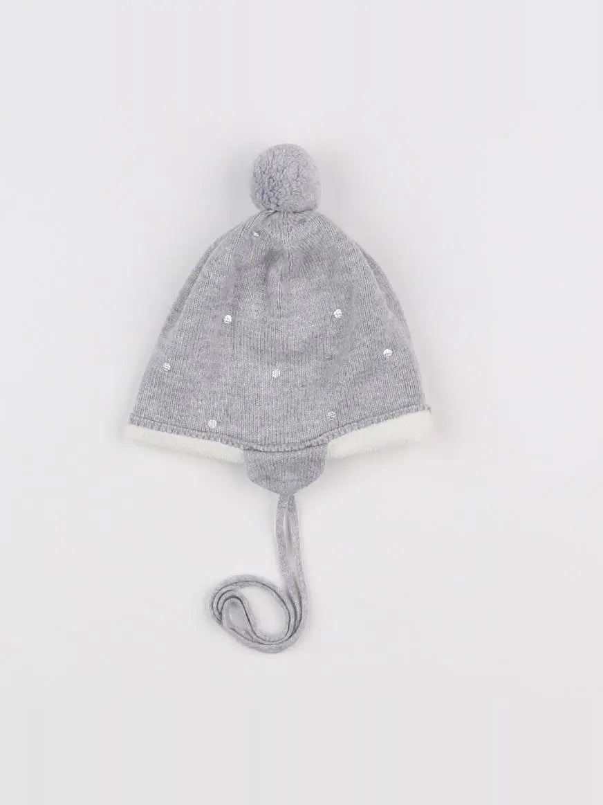 Jacadi - bonnet gris - 6 mois