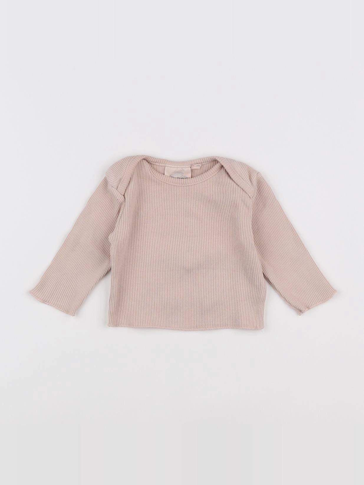 Moumout' - tee-shirt rose - 1 mois