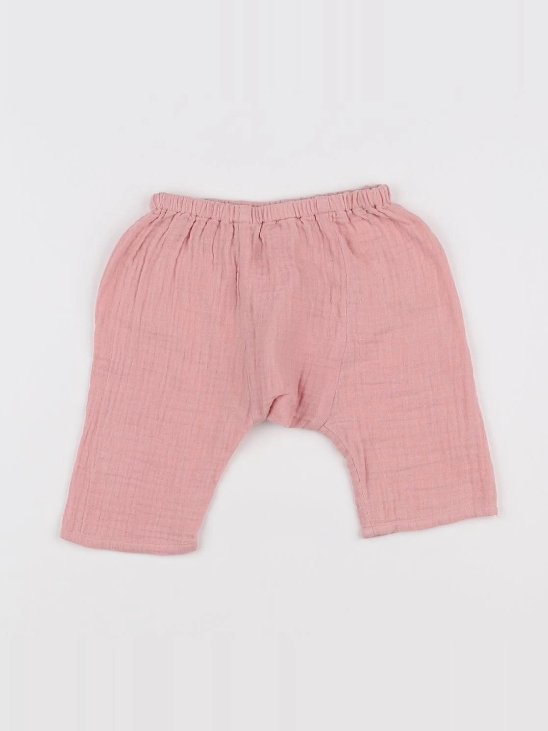 Bonton - pantalon rose - 3 mois