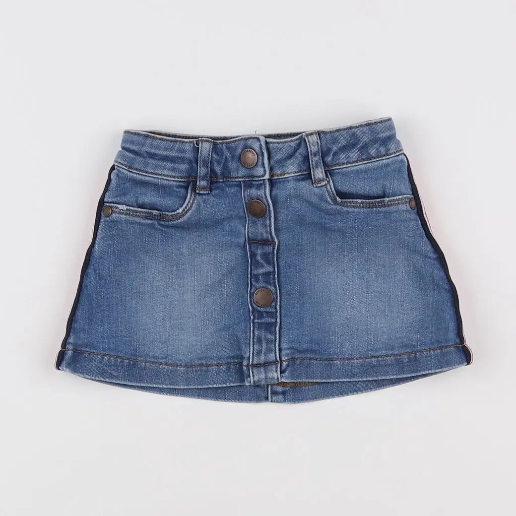 Vertbaudet - jupe bleu - 2 ans