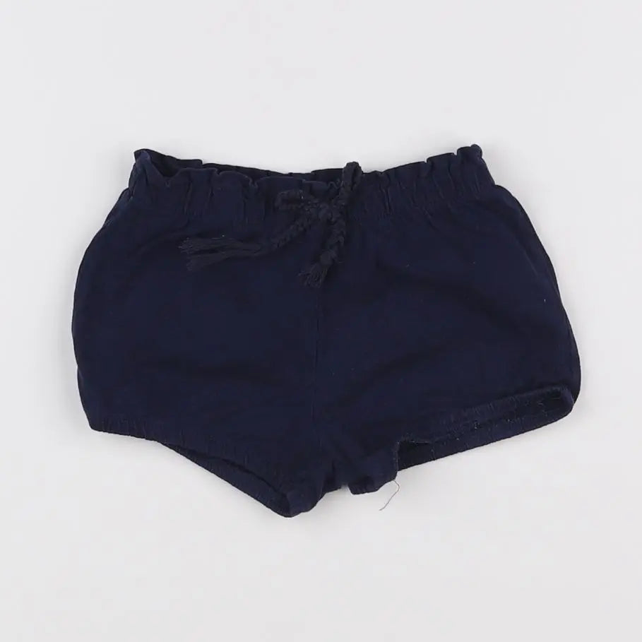 Vertbaudet - short bleu - 9 mois