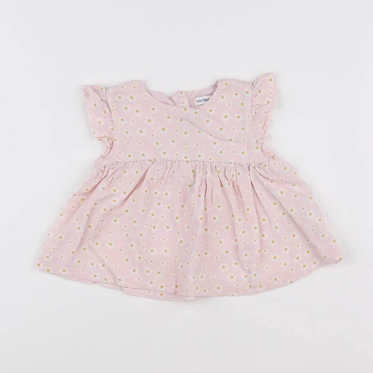 Vertbaudet - robe rose - 12 mois