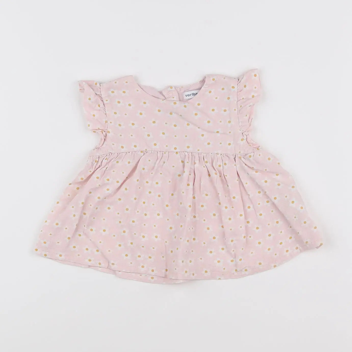 Vertbaudet - robe rose - 12 mois