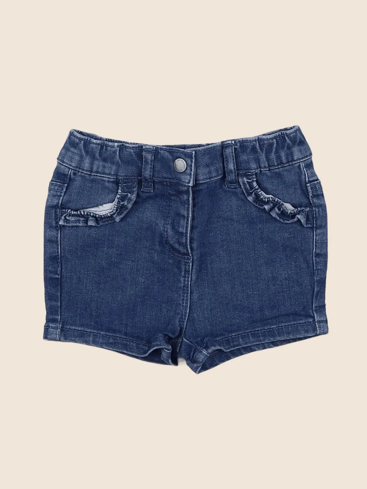 Vertbaudet - short bleu - 9 mois