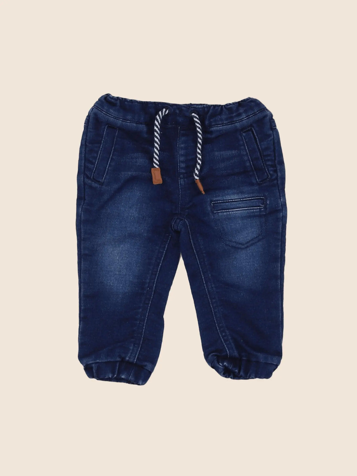 Vertbaudet - jean bleu - 6/9 mois