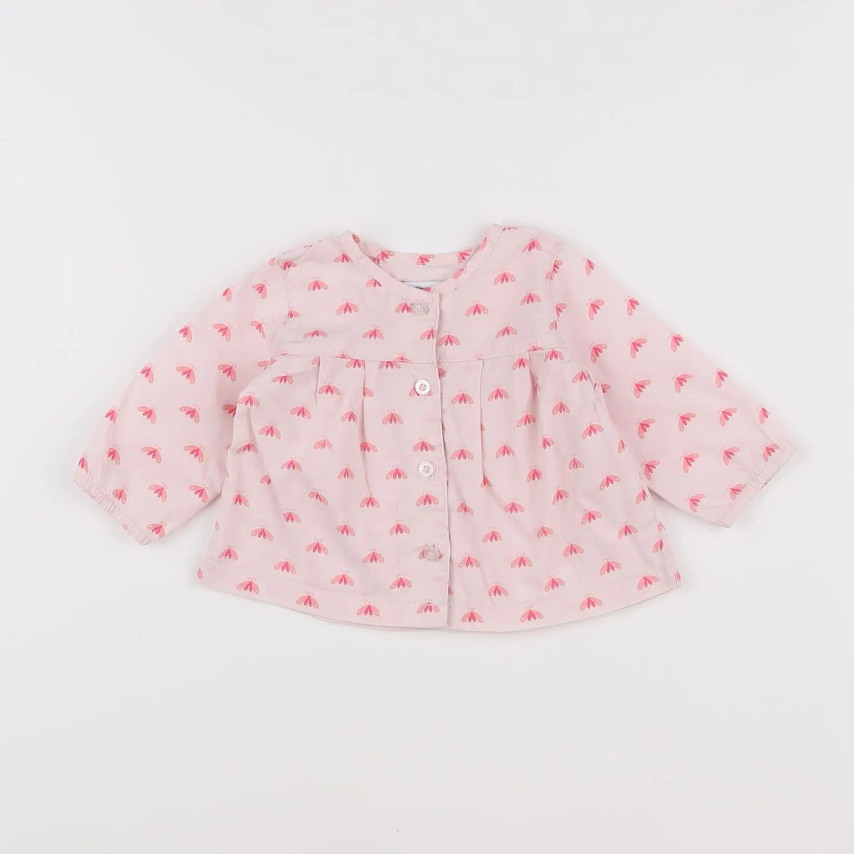 Vertbaudet - blouse rose - 3 mois