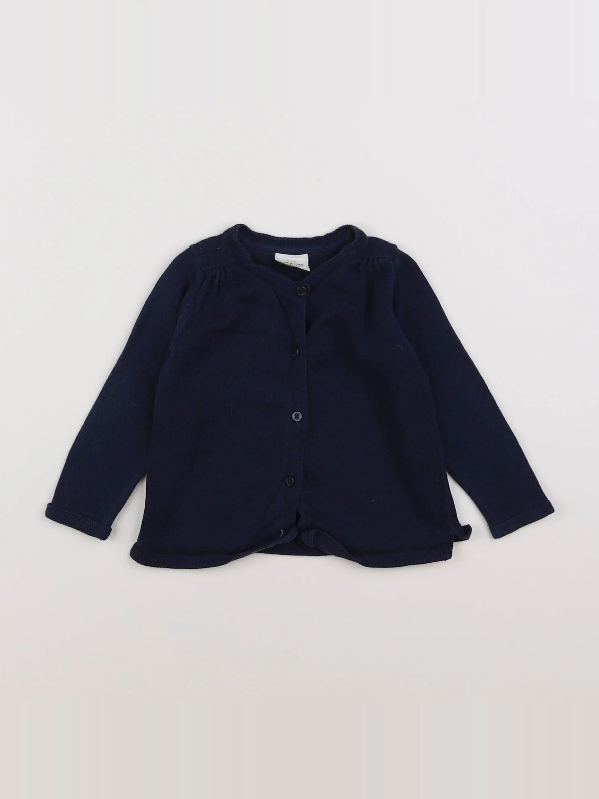 Tape à l'oeil - gilet bleu - 9 mois