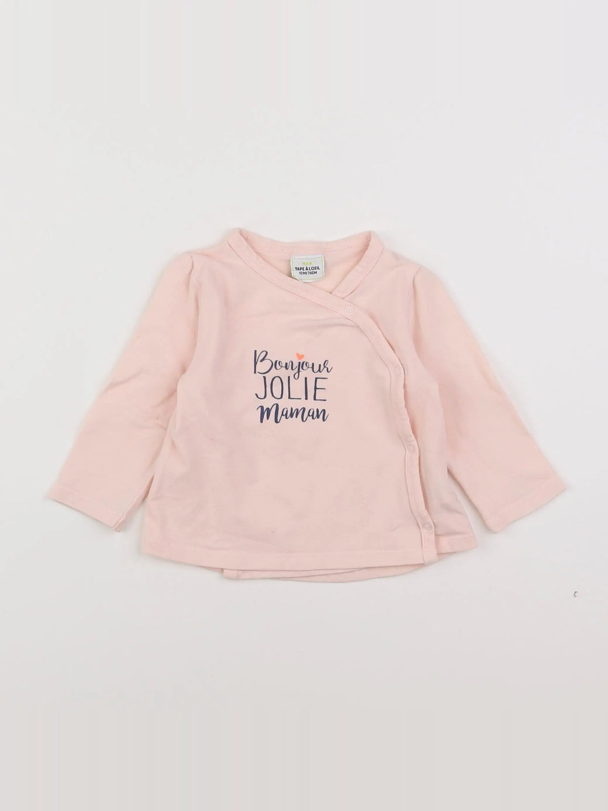 Tape à l'oeil - tee-shirt rose - 12 mois