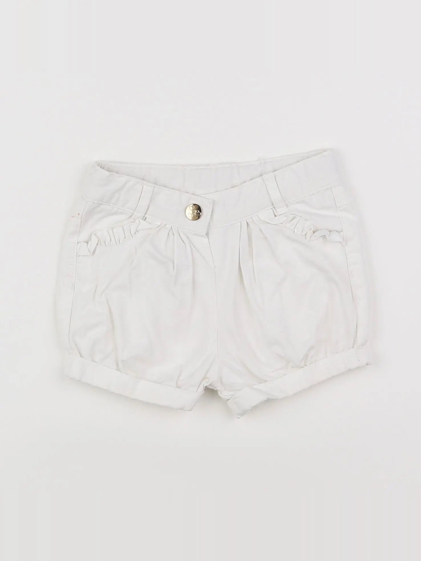 Tape à l'oeil - short blanc - 12 mois