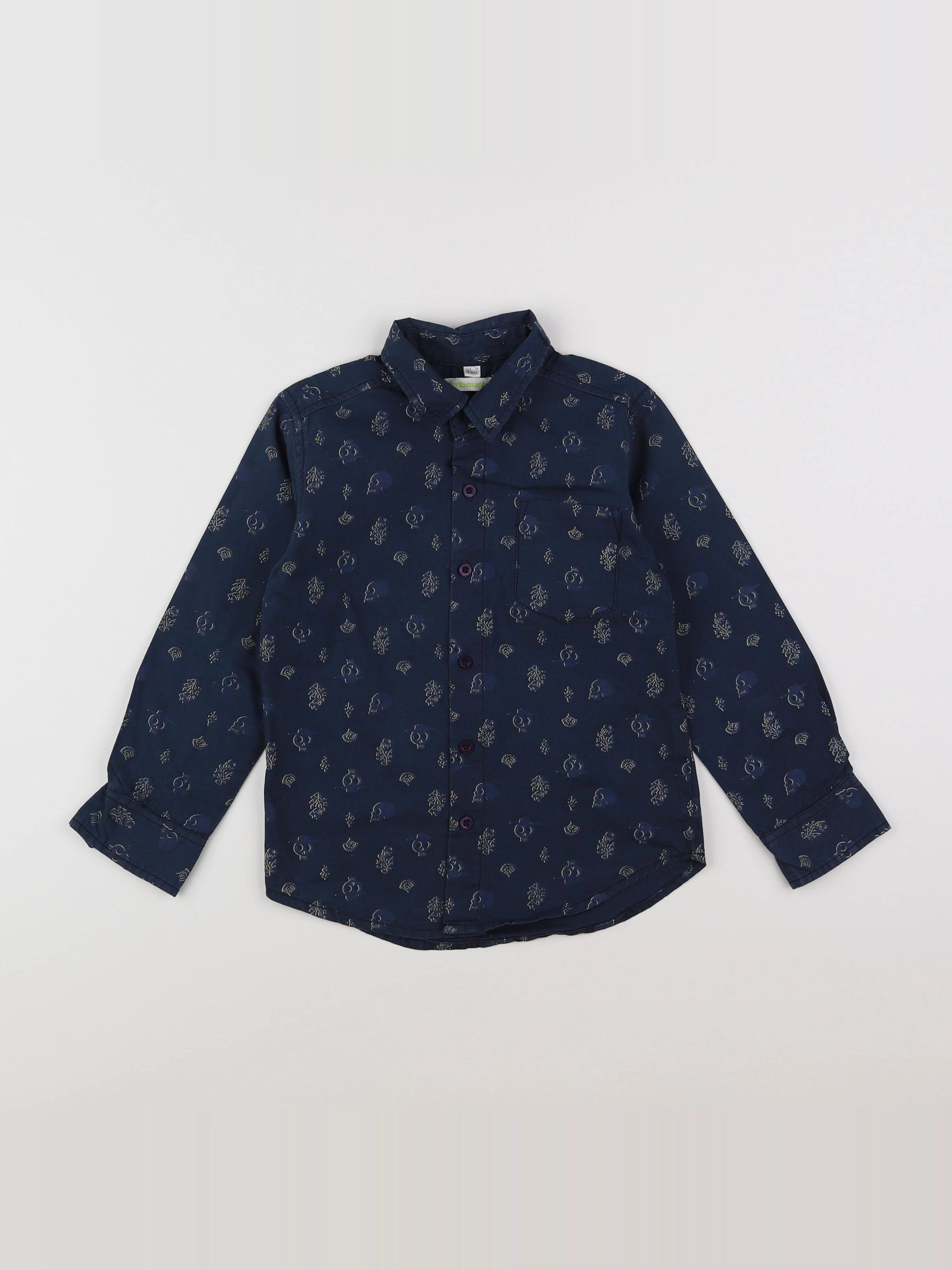 Vertbaudet - chemise bleu - 6 ans