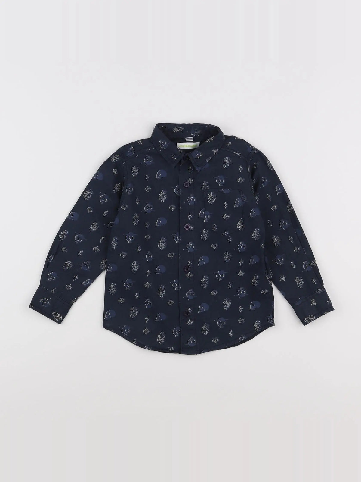 Vertbaudet - chemise bleu - 3 ans