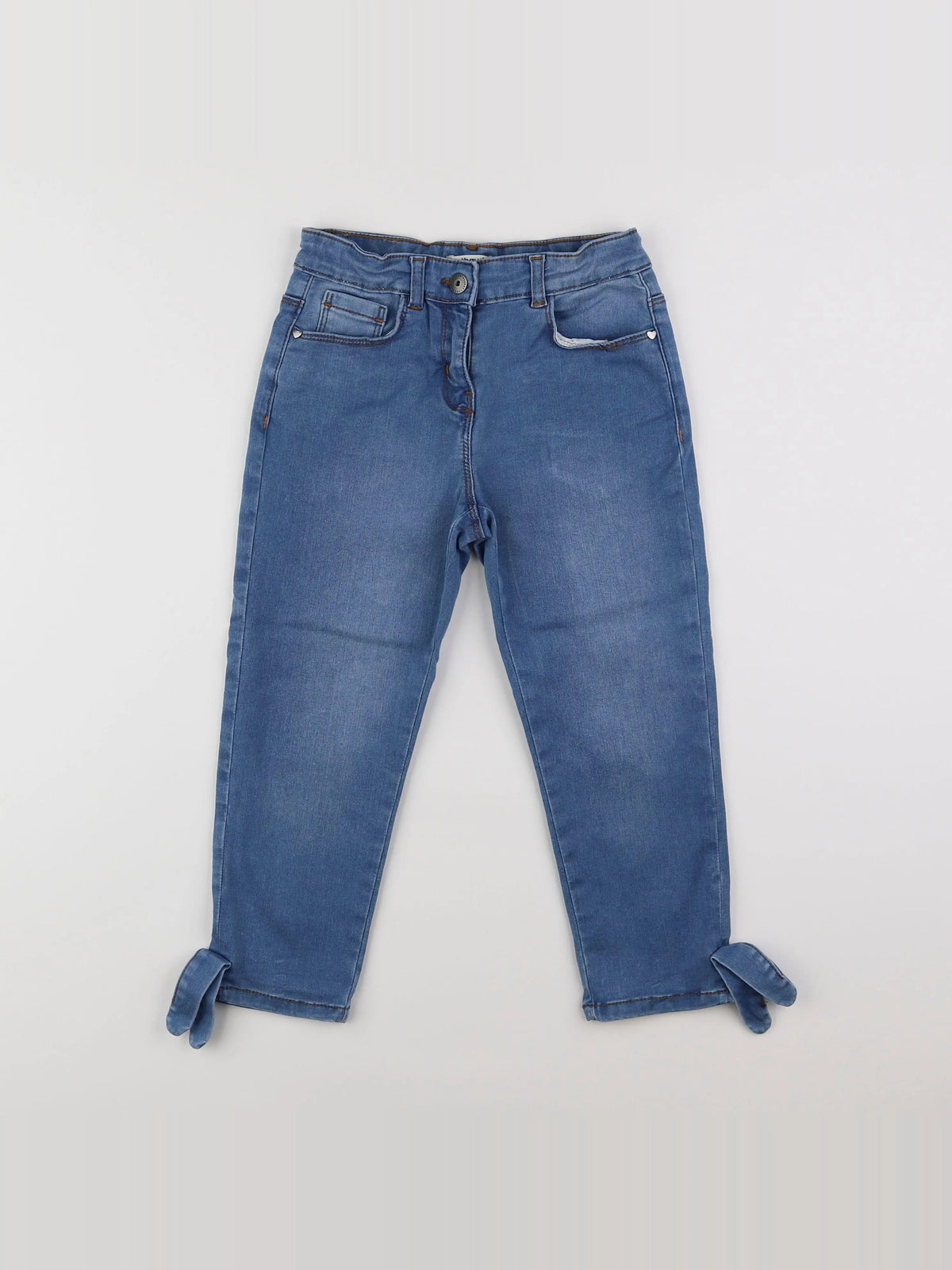 Vertbaudet - pantacourt bleu - 9 ans