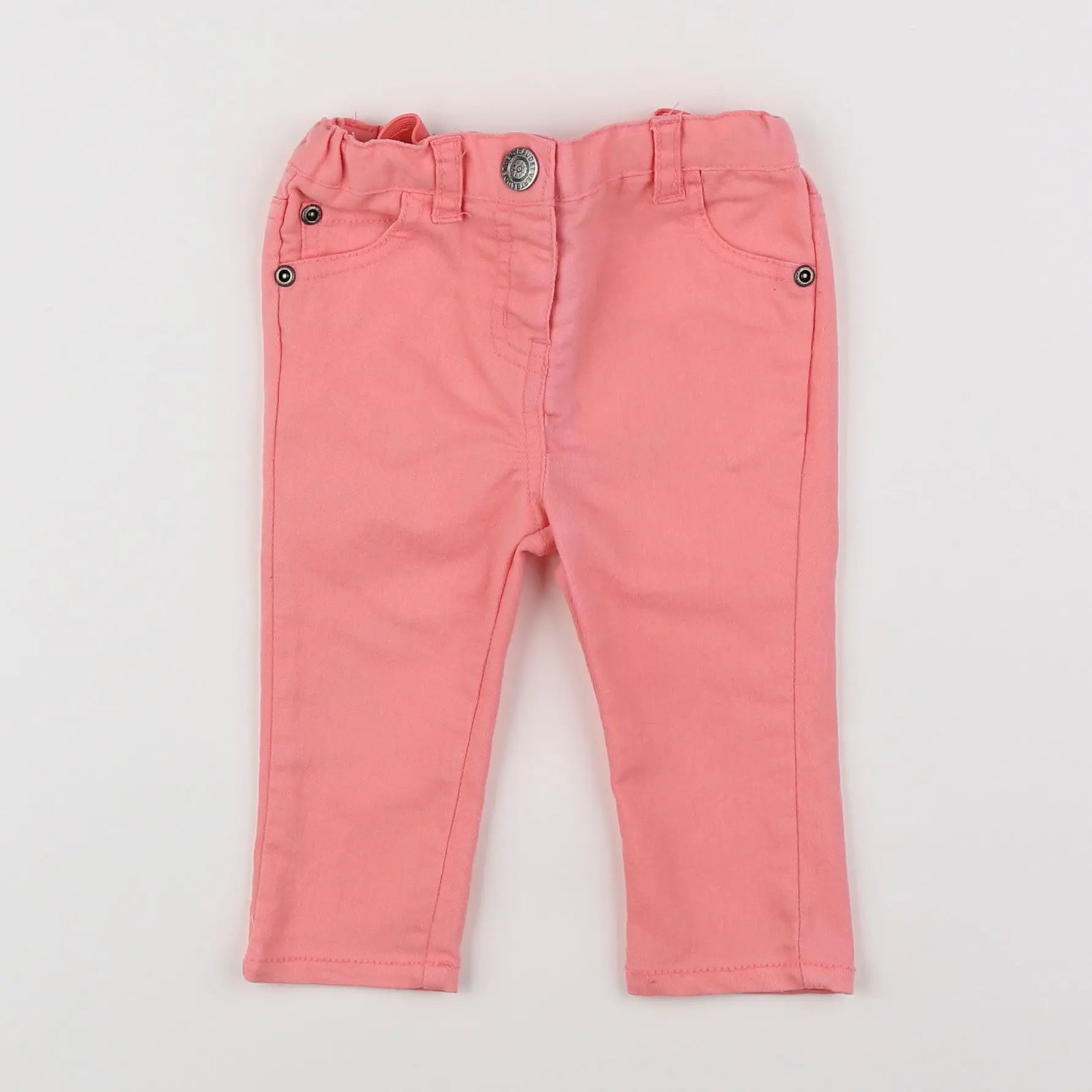 Vertbaudet - jean rose - 6 mois