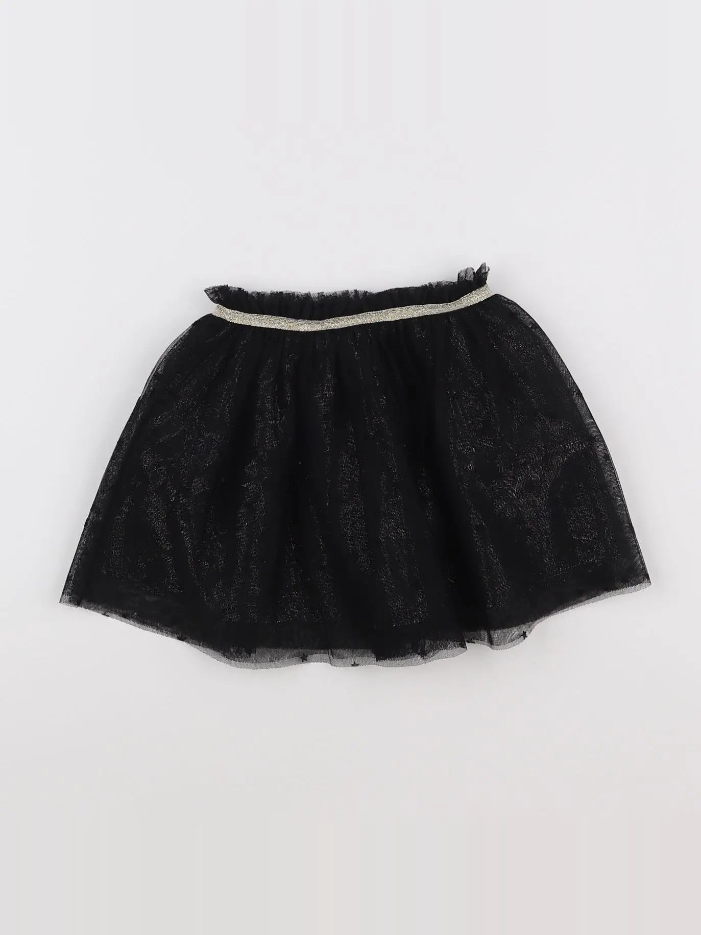 Vertbaudet - jupe noir, or - 3 ans