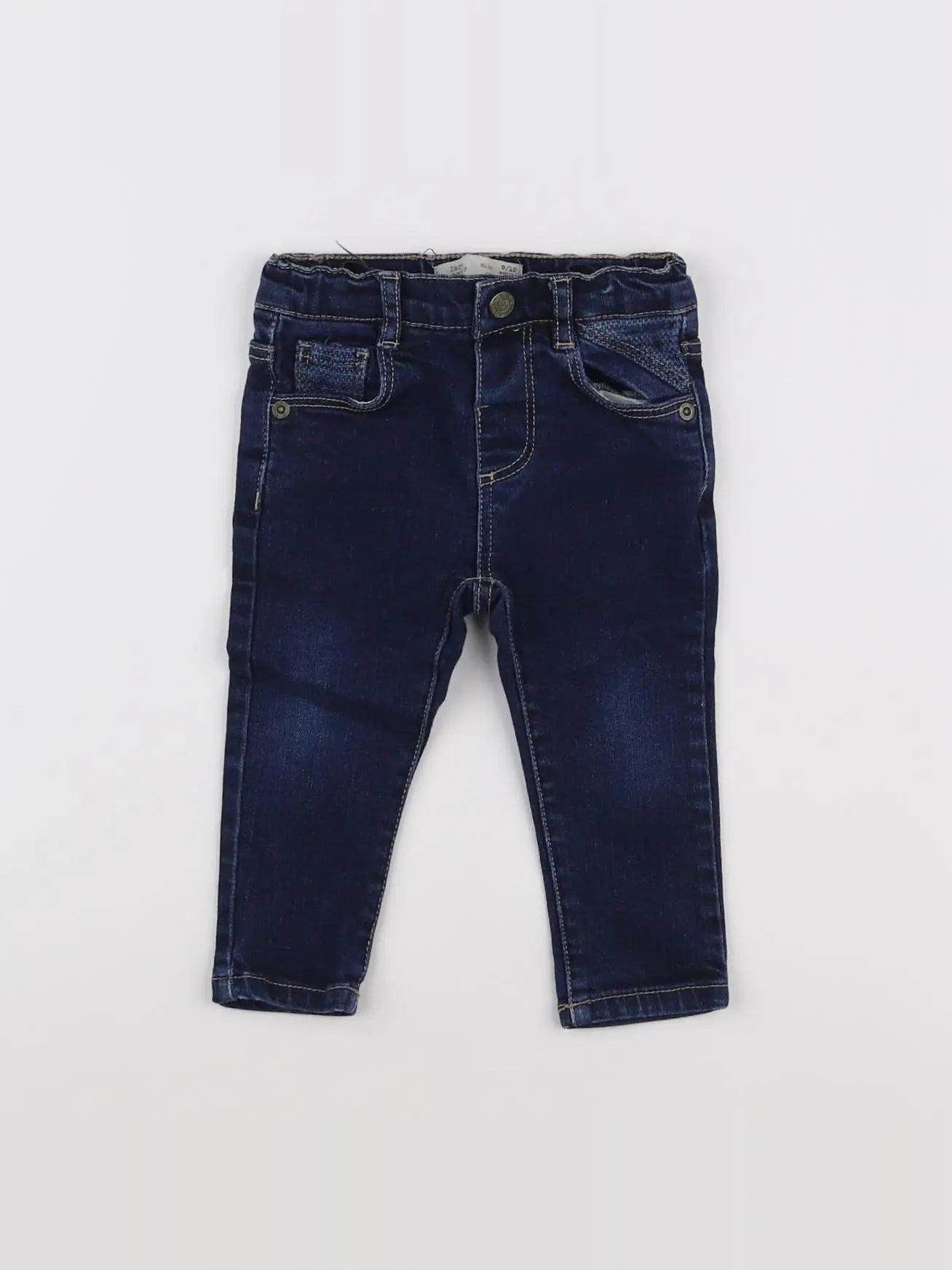 Zara - jean bleu - 9/12 mois