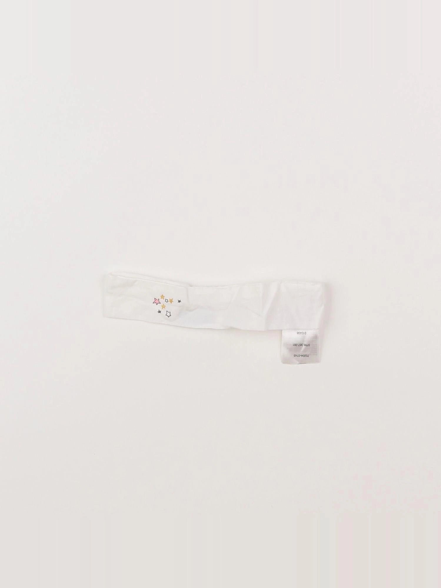 Vertbaudet - bandeau blanc - 12/18 mois