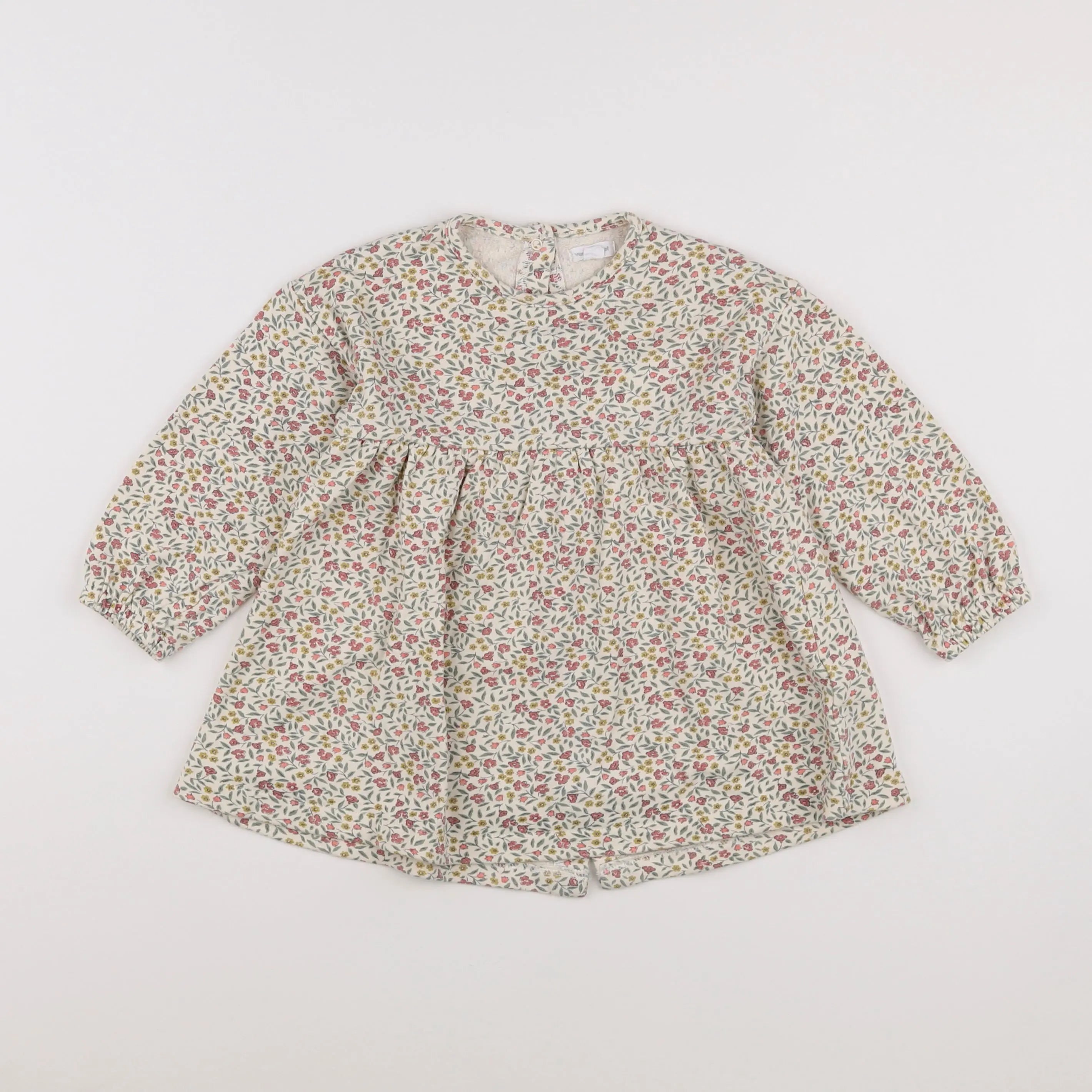 Vertbaudet - robe beige - 2 ans