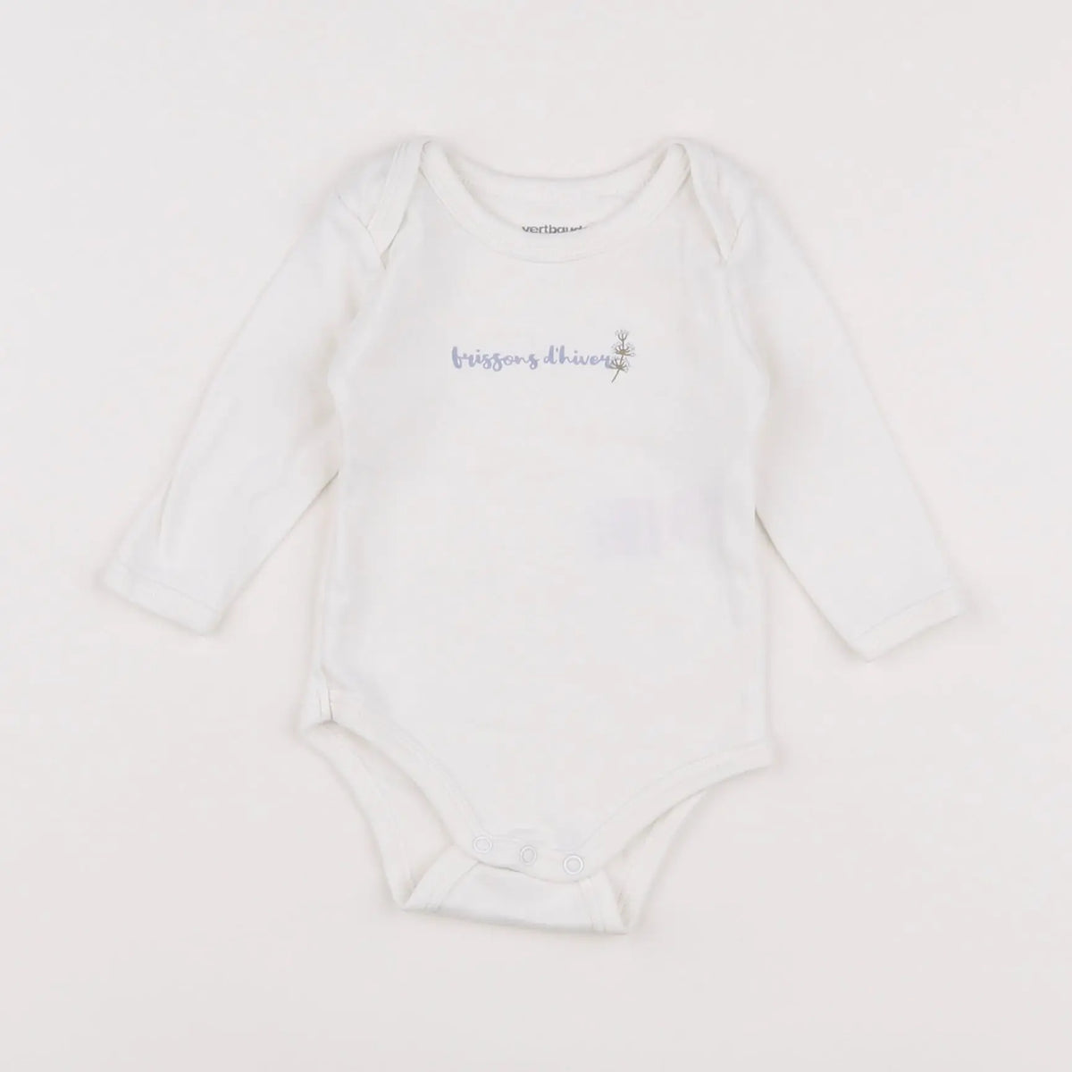 Vertbaudet - body blanc - 3 mois