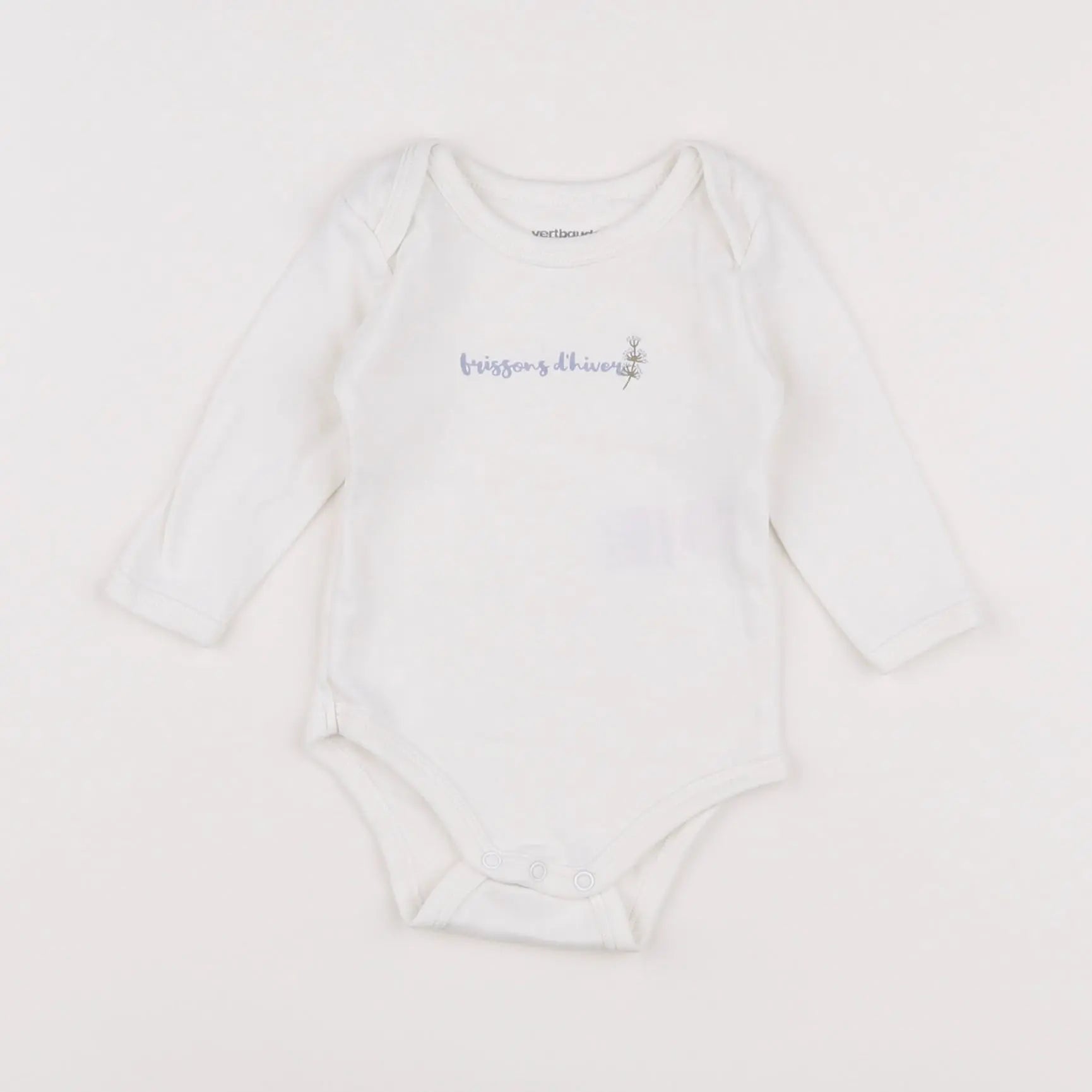 Vertbaudet - body blanc - 3 mois