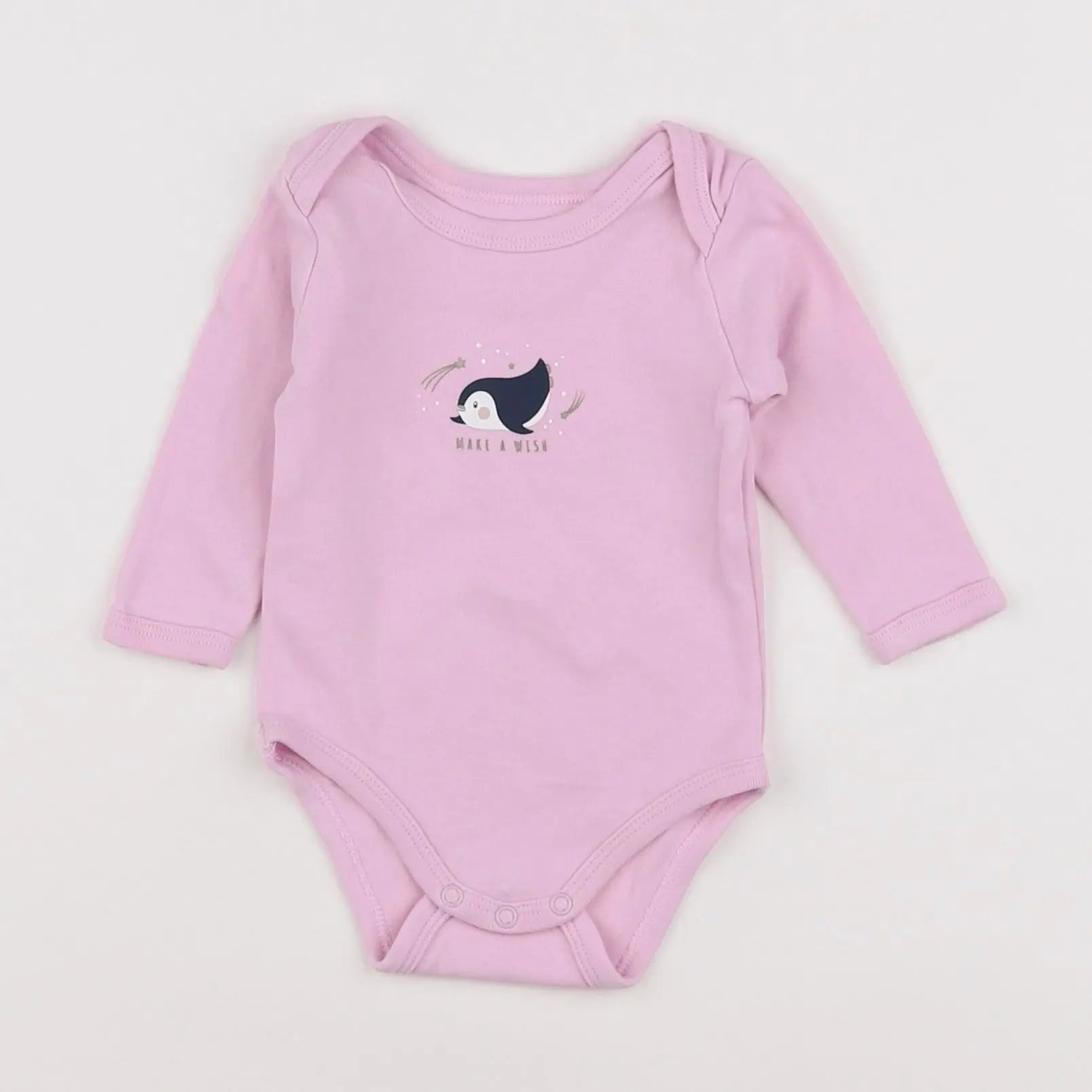 Vertbaudet - body rose - 3 mois