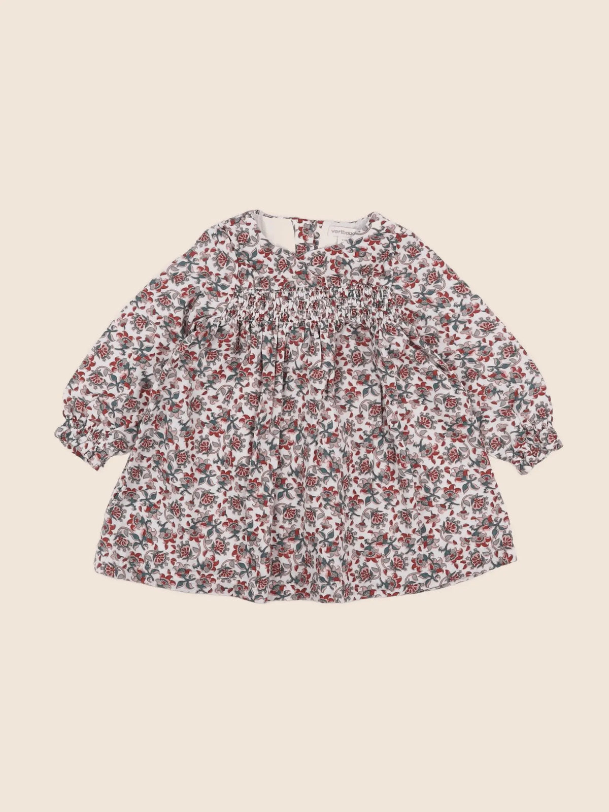 Vertbaudet - robe rouge - 18 mois