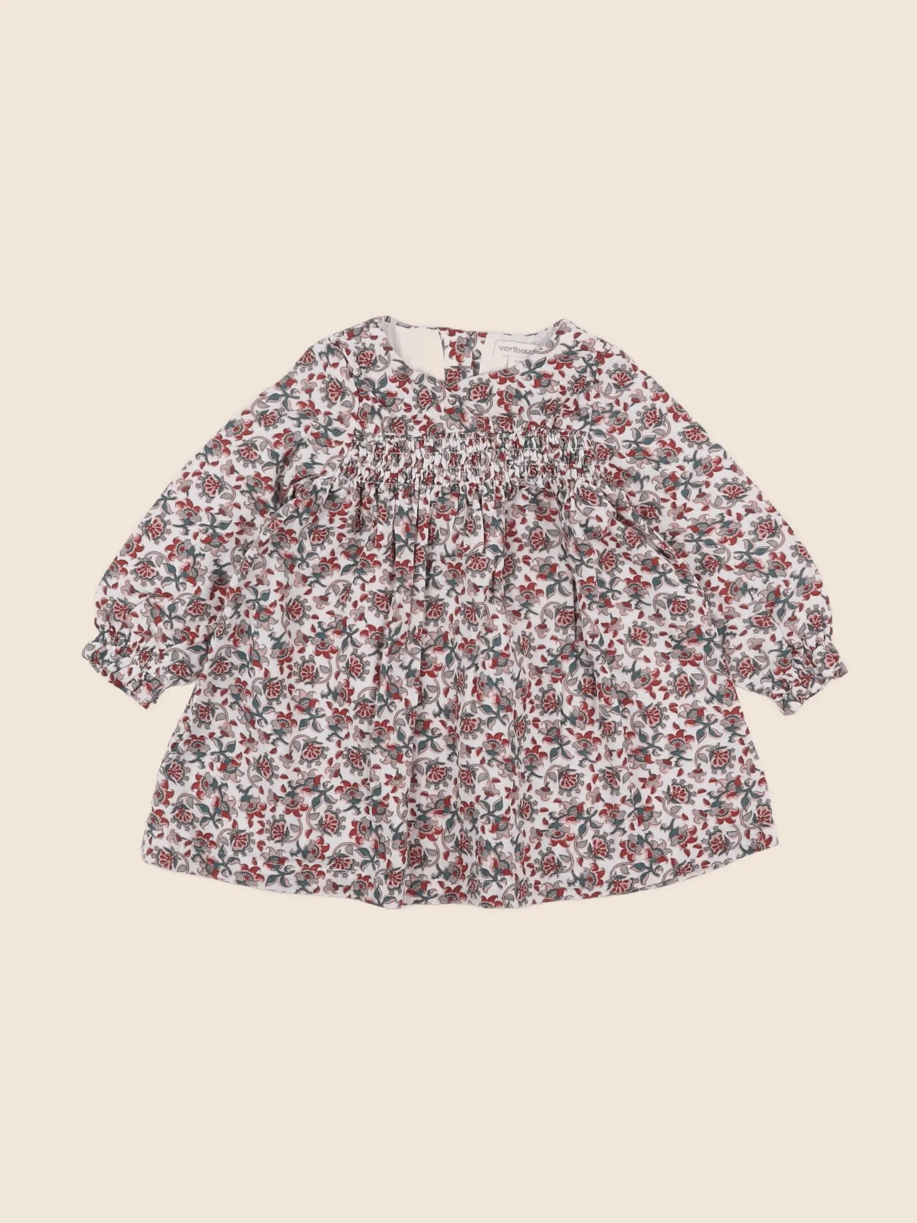 Vertbaudet - robe rouge - 18 mois