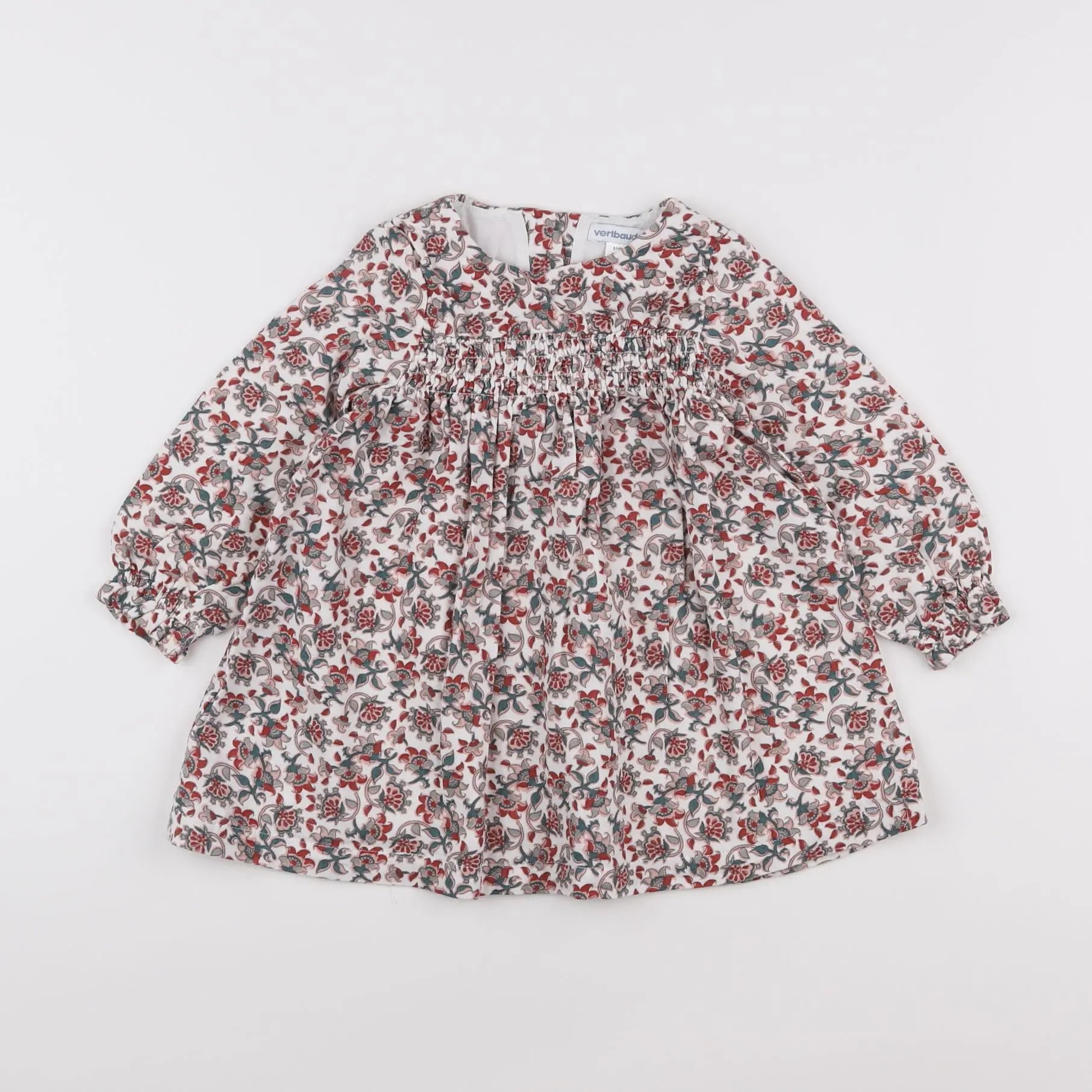Vertbaudet - robe rouge - 18 mois
