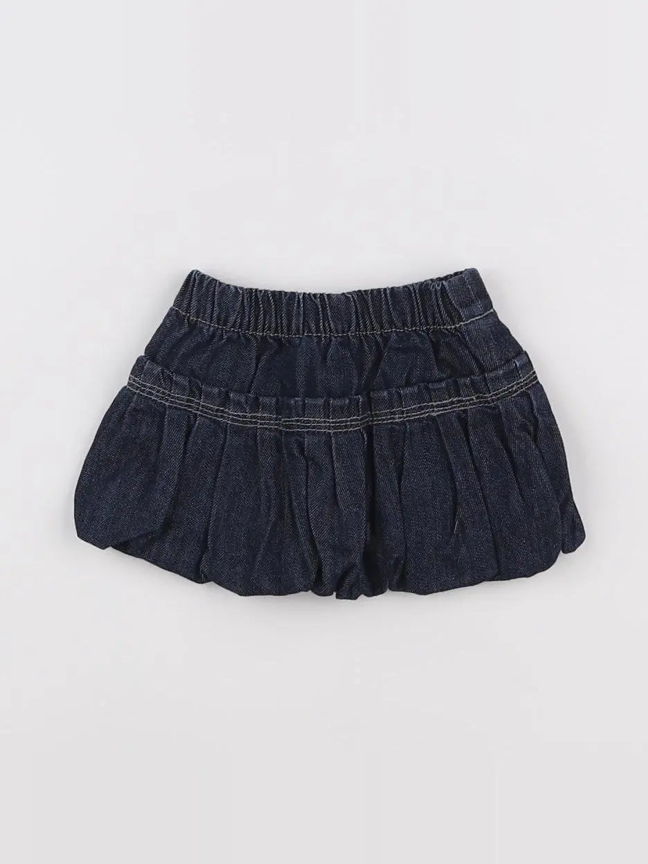 Vertbaudet - jupe bleu - 3 mois