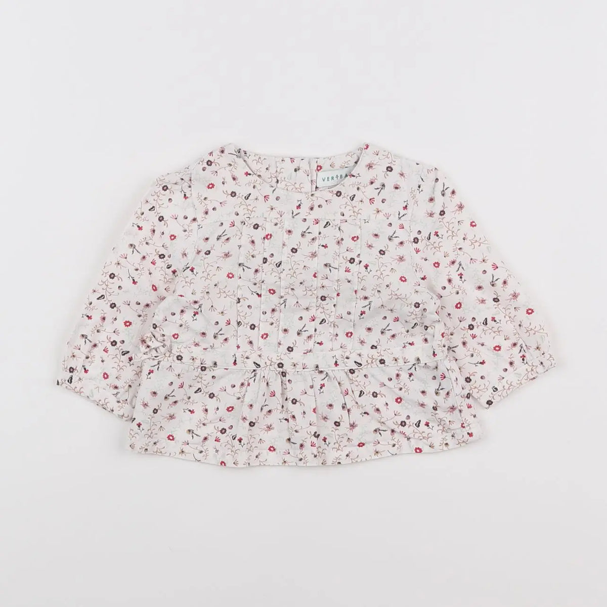 Vertbaudet - blouse multicolore - 3 mois