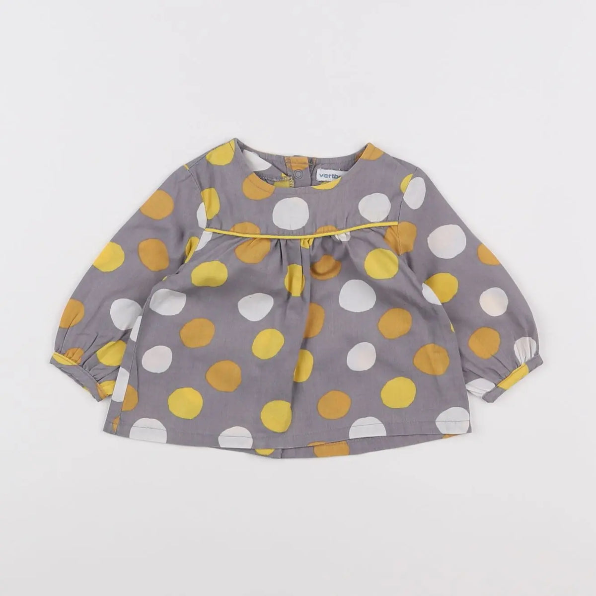 Vertbaudet - blouse gris - 3 mois