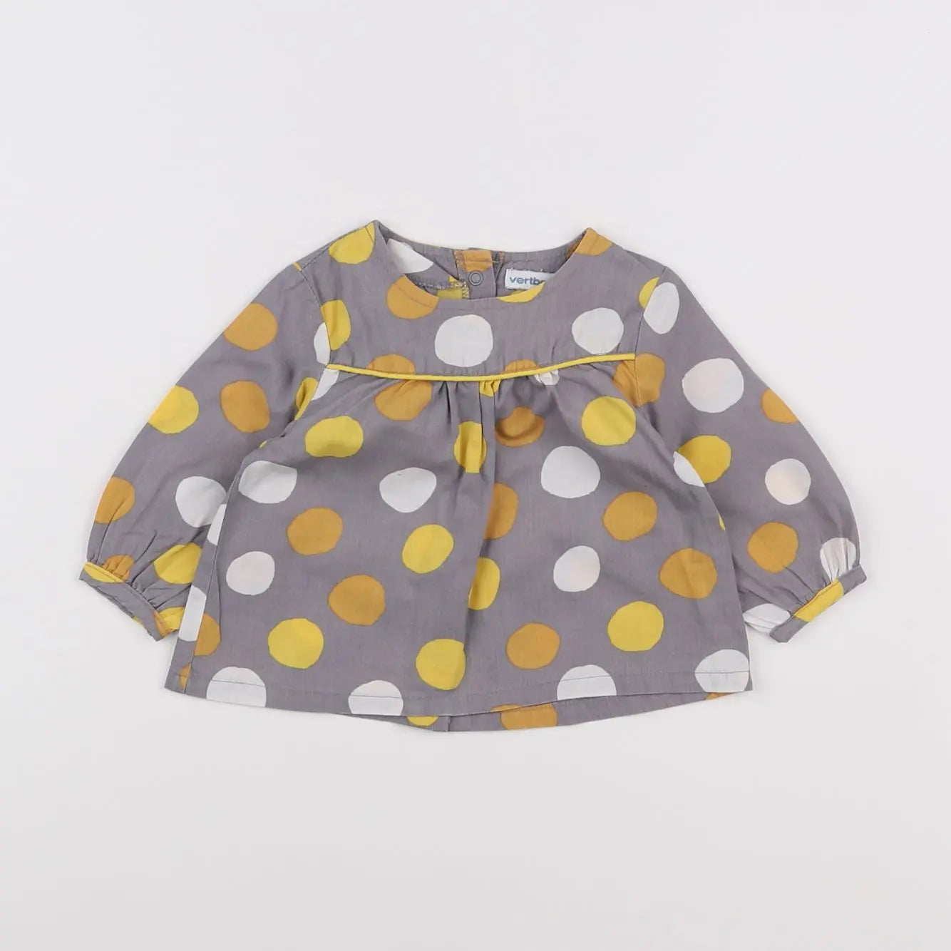 Vertbaudet - blouse gris - 3 mois