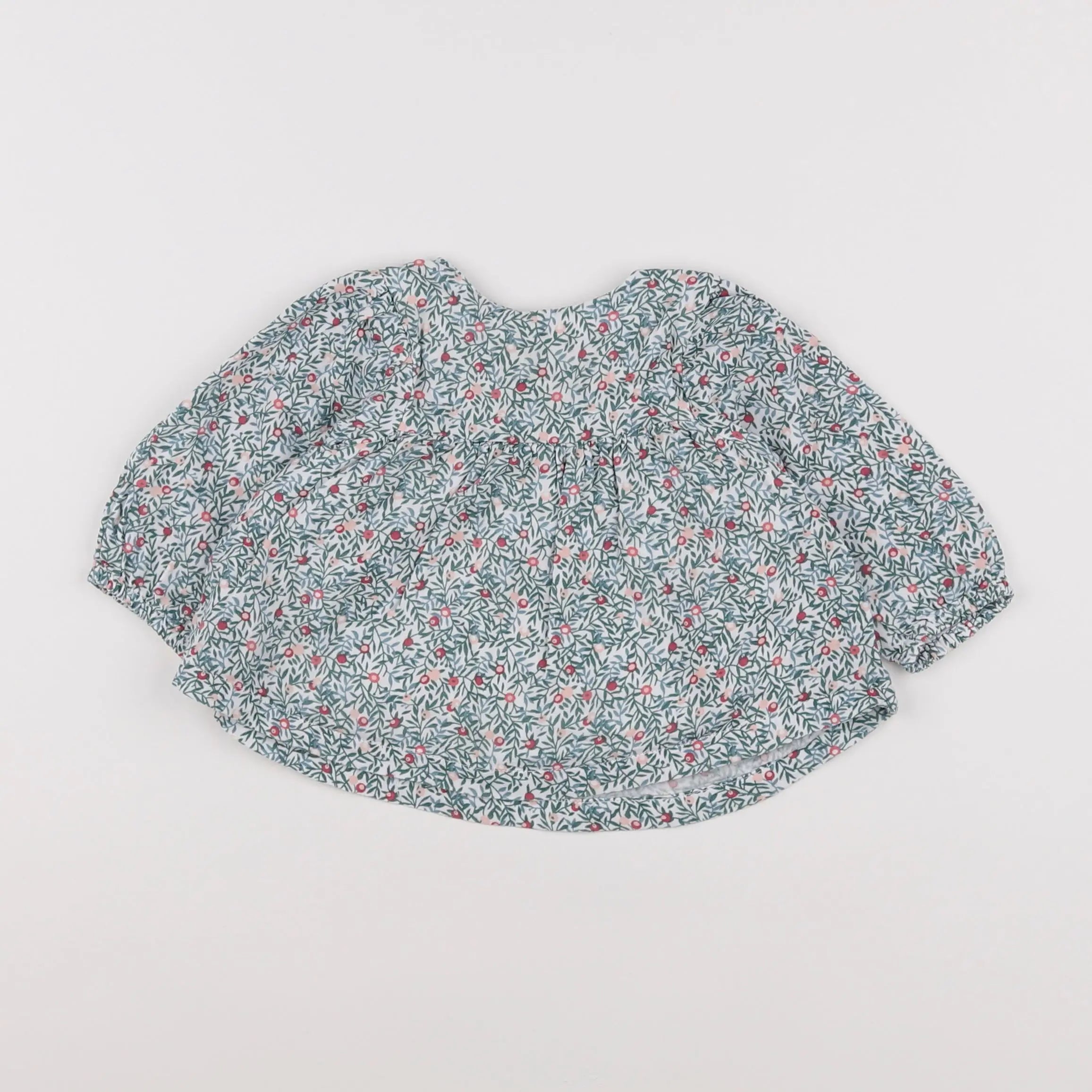 Vertbaudet - blouse blanc - 9 mois