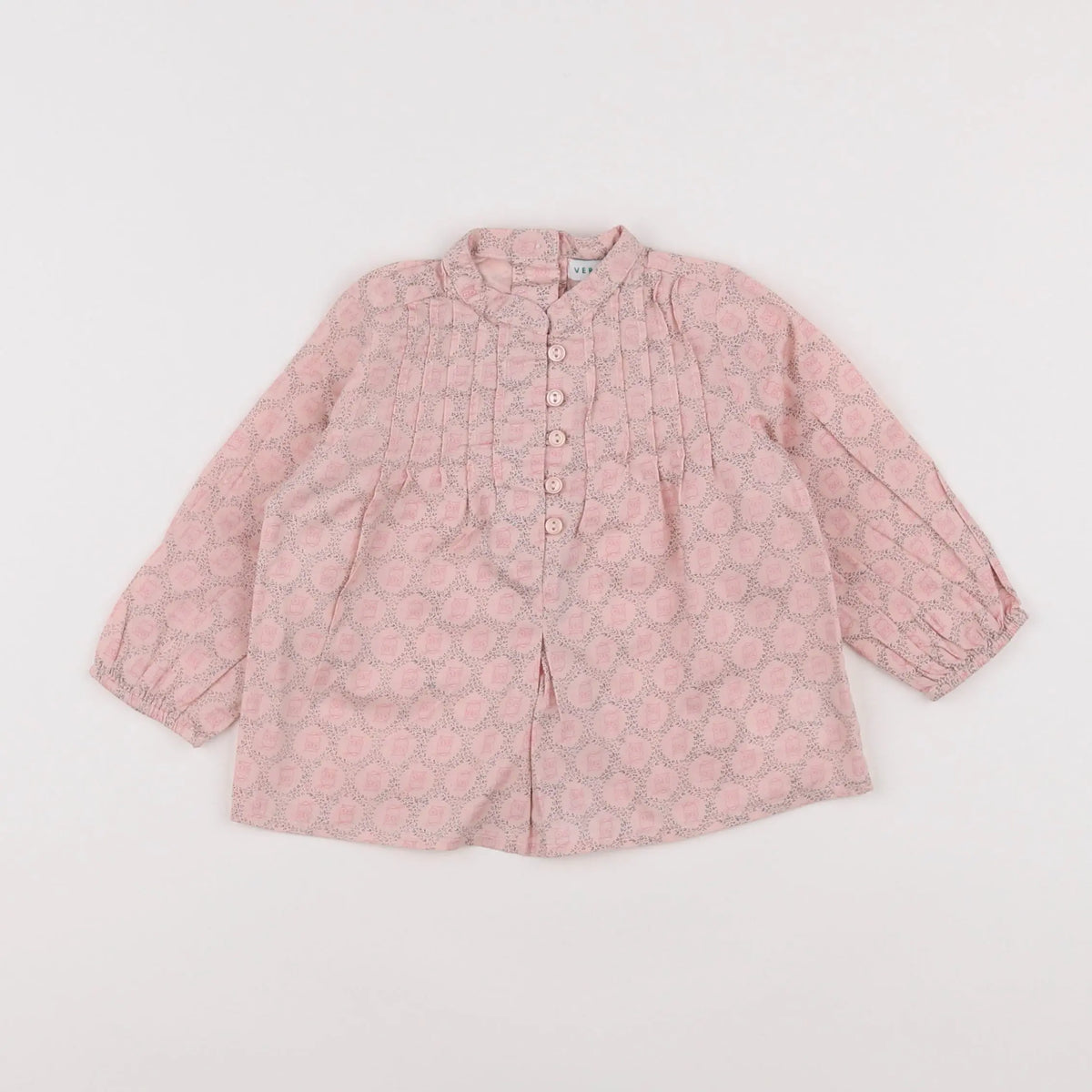 Vertbaudet - blouse rose - 6 mois