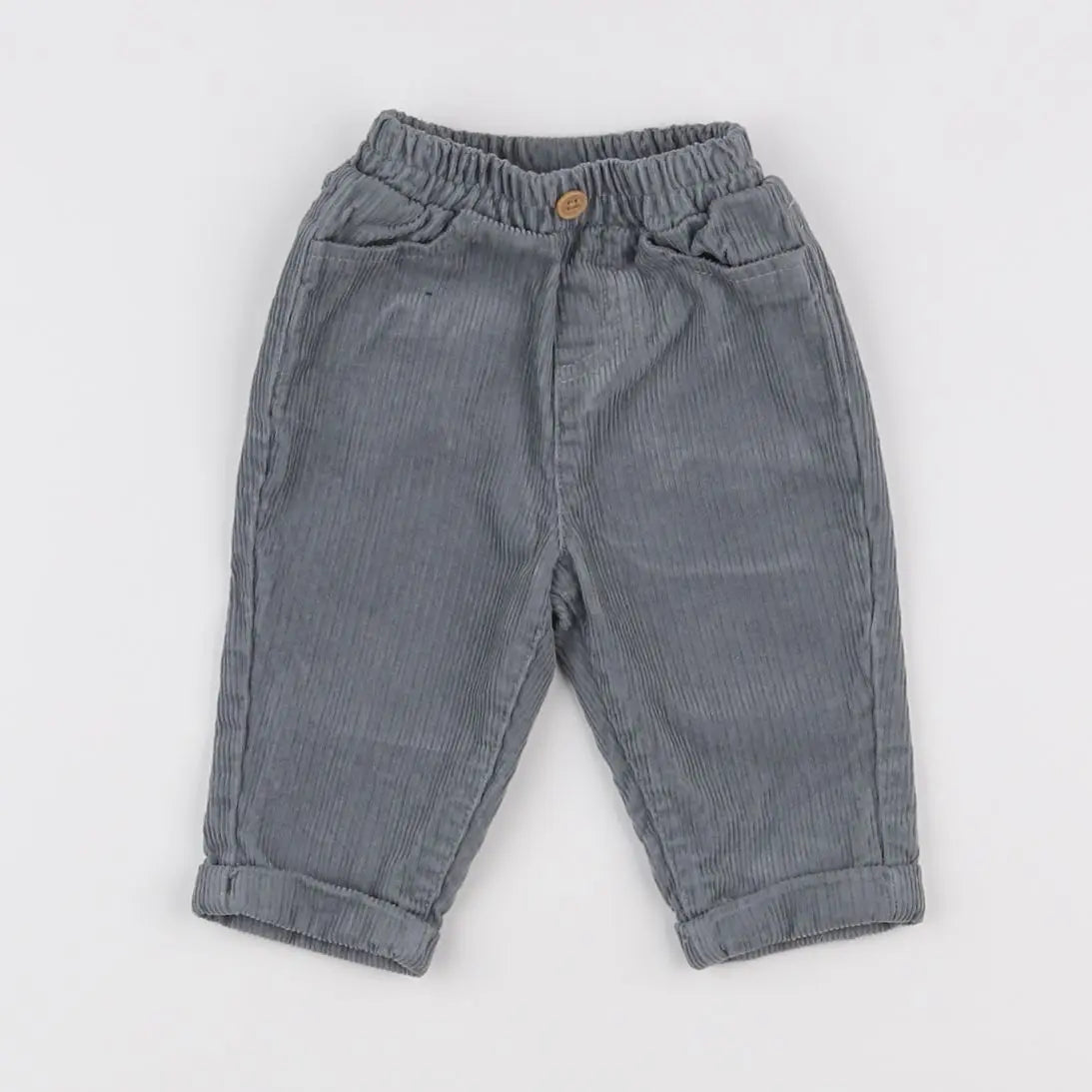 Vertbaudet - pantalon gris - 3 mois