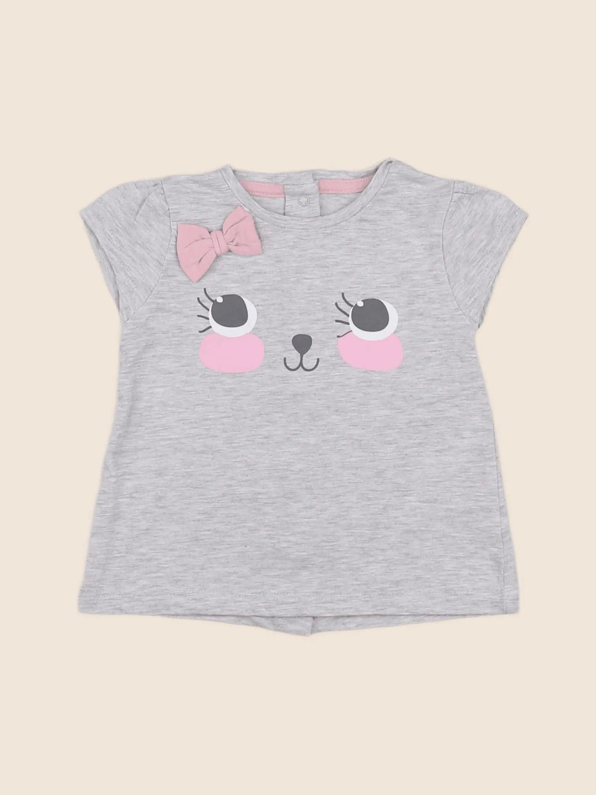 Vertbaudet - tee-shirt gris - 9 mois